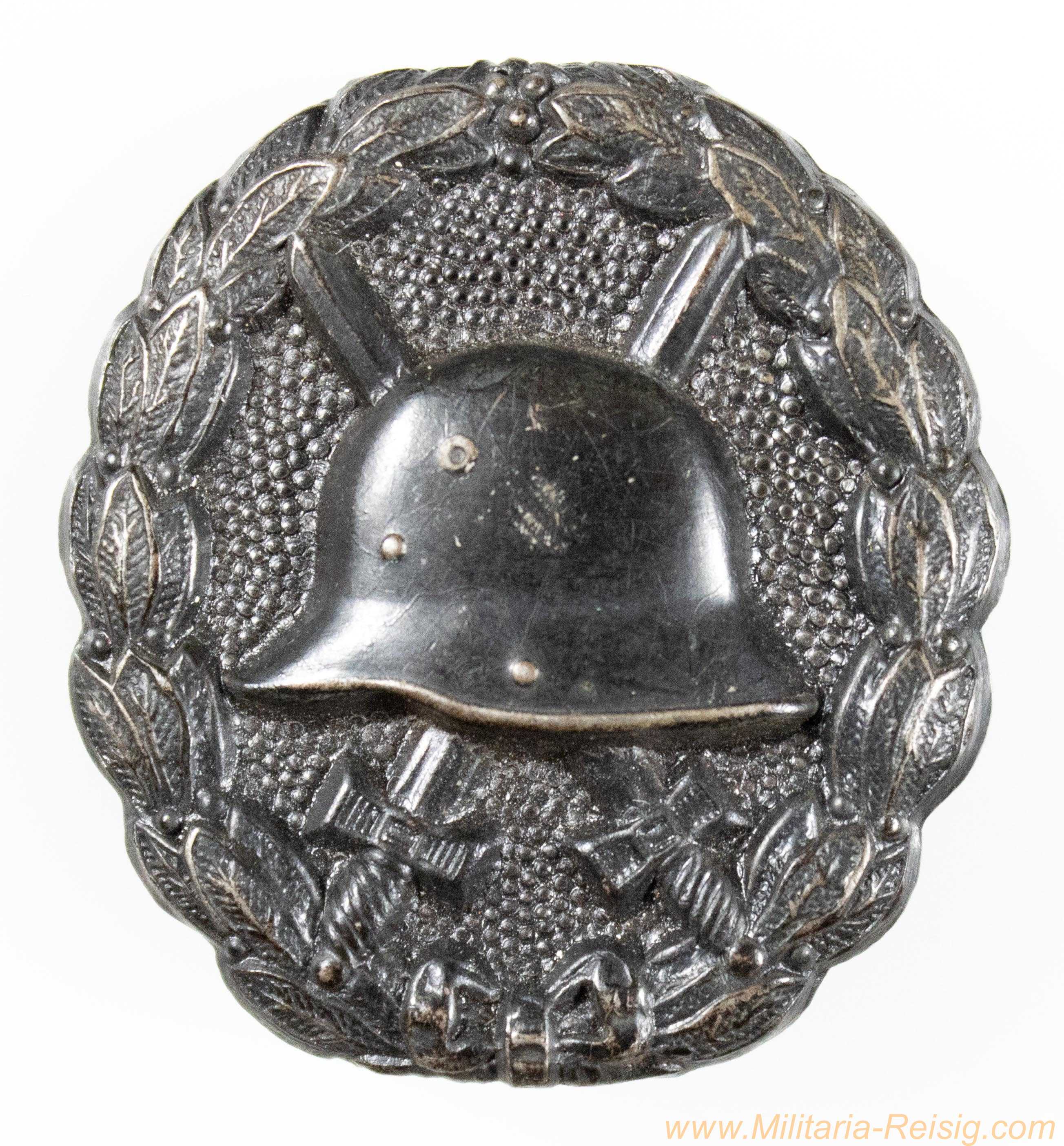 Verwundetenabzeichen in schwarz 1914 - D.R.G.M.  