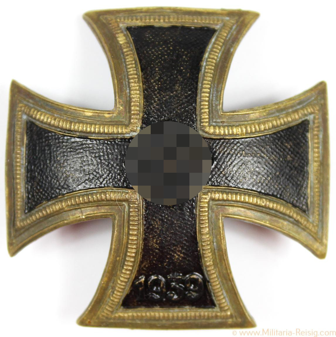 Eisernes Kreuz 1939 1. Klasse gewölbt, Spanische Fertigung (Blaue Division)