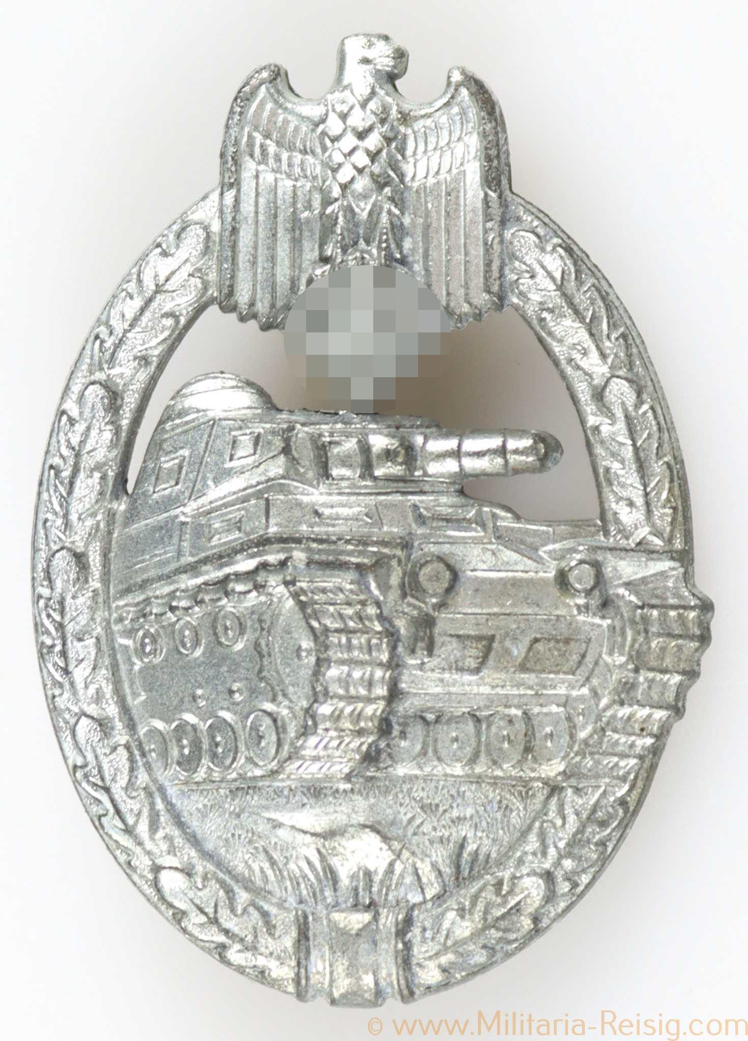 Panzerkampfabzeichen in Silber, Hersteller Steinhauer & Lück, Lüdenscheid