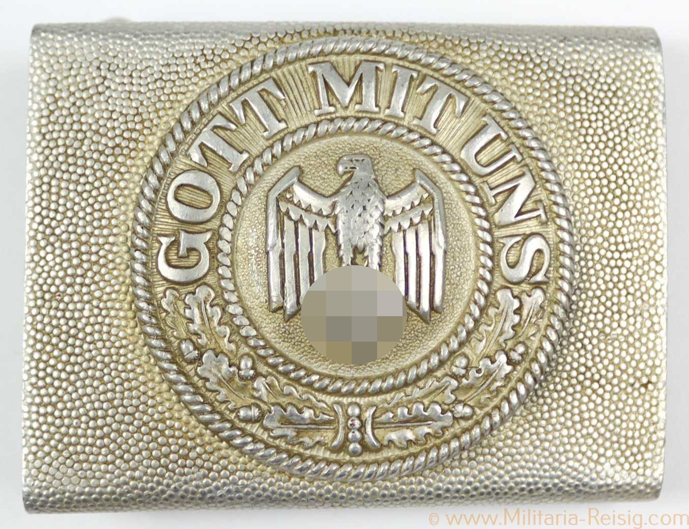 Wehrmacht Koppelschloss "Gott mit uns", 1. Modell