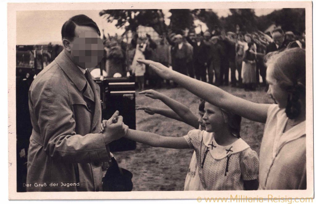 Postkarte "Der Gruß der Jugend", Adolf Hitler