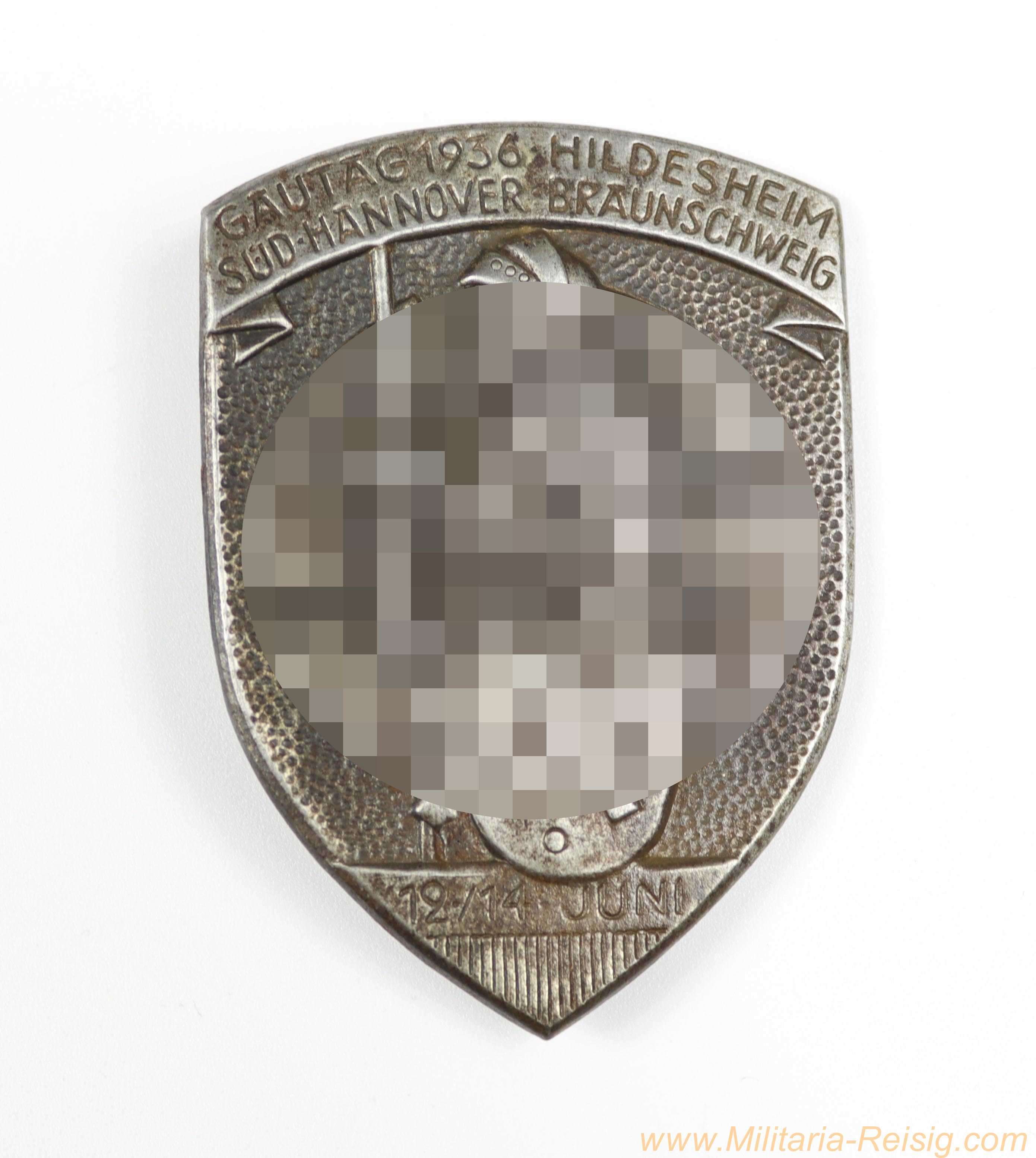 Abzeichen "Gautag Süd-Hannover Braunschweig - Hildesheim 12./14. Juni 1936"