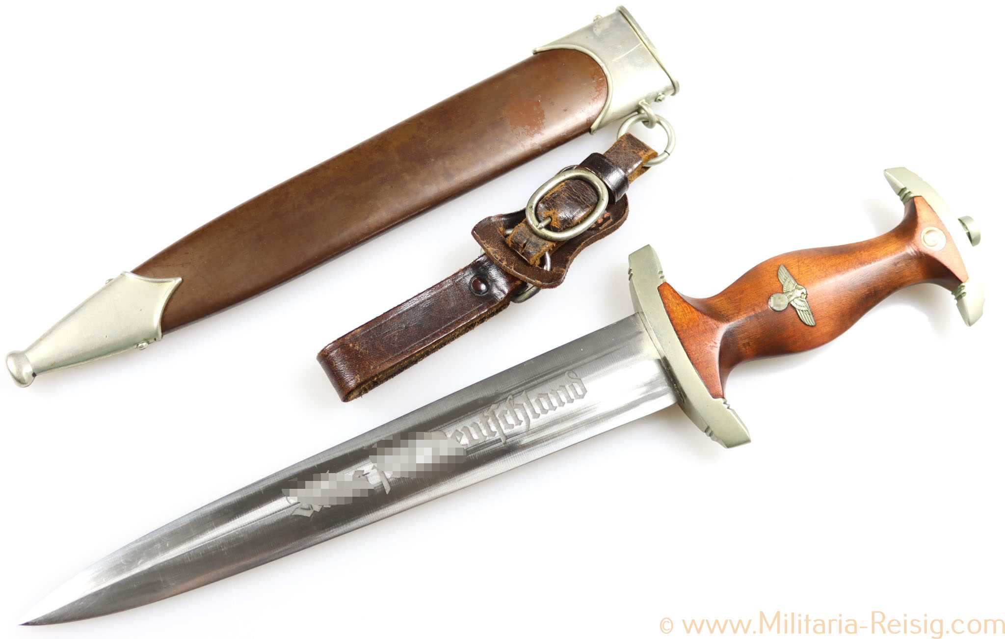 SA Dolch mit Gehänge, Hersteller Ernst Pack & Söhne (E. P. & S.)