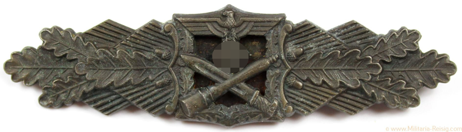 Nahkampfspange in Bronze, Herst. JFS