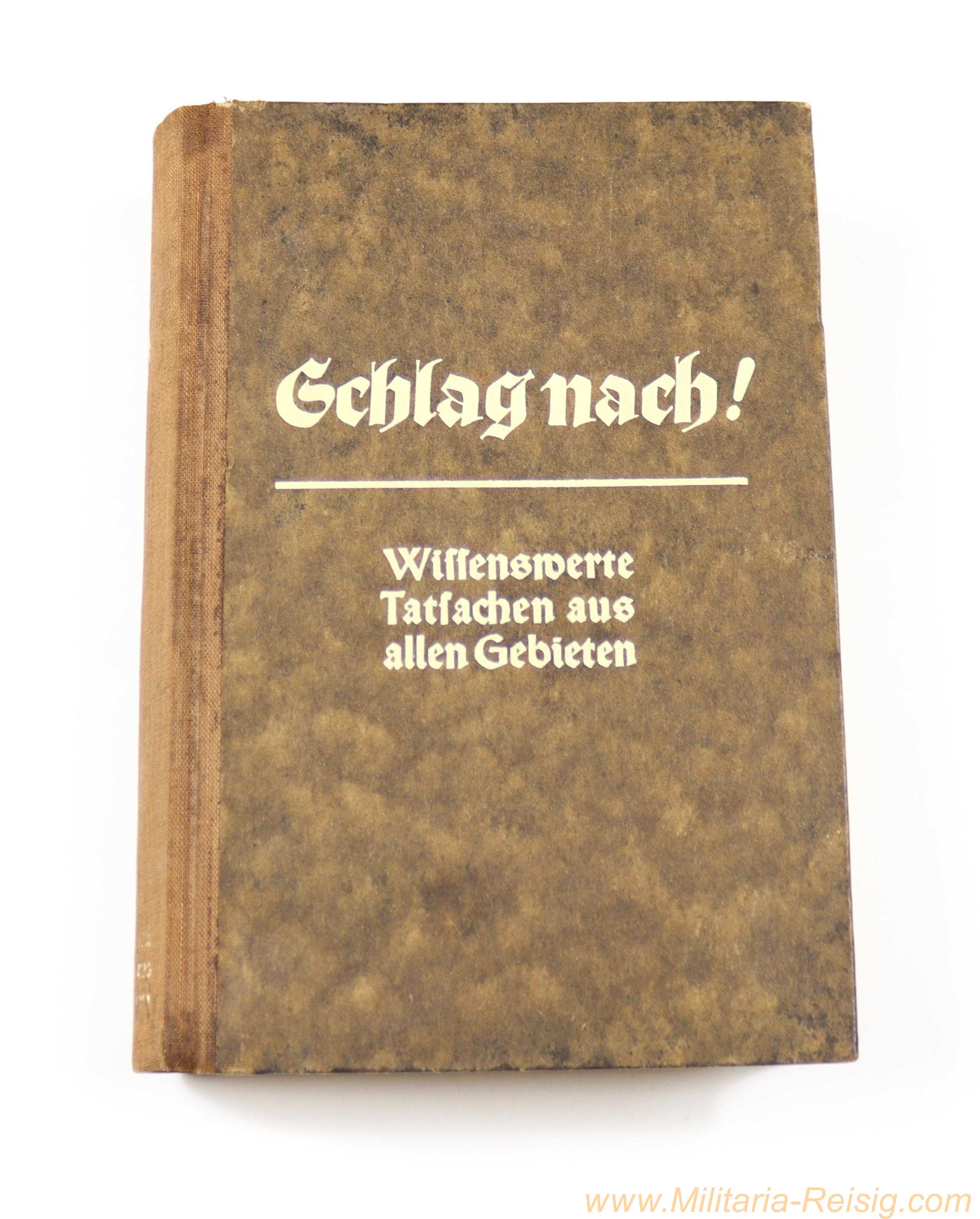 "Schlag nach! Wissenswerte Tatsachen aus allen Gebieten"
