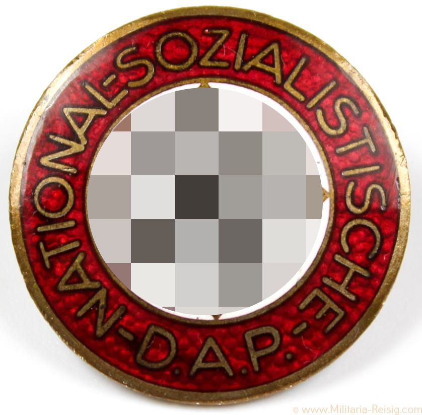 NSDAP Parteiabzeichen, Herst. RZM M1/164 (Aug. G.Tham, Gablonz am N.)