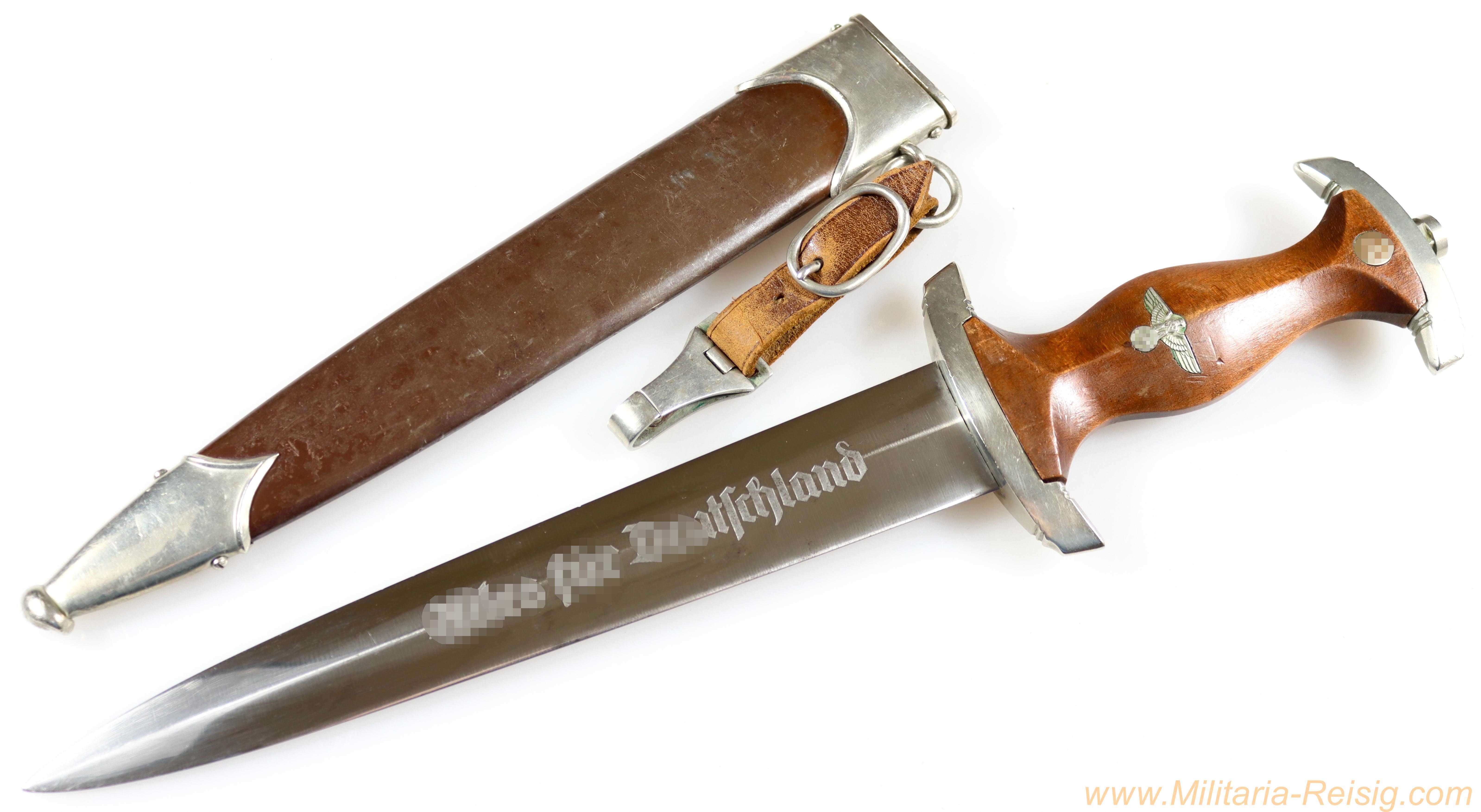 SA Dolch mit Gehänge, Hersteller Louper, Solingen (Flamme)