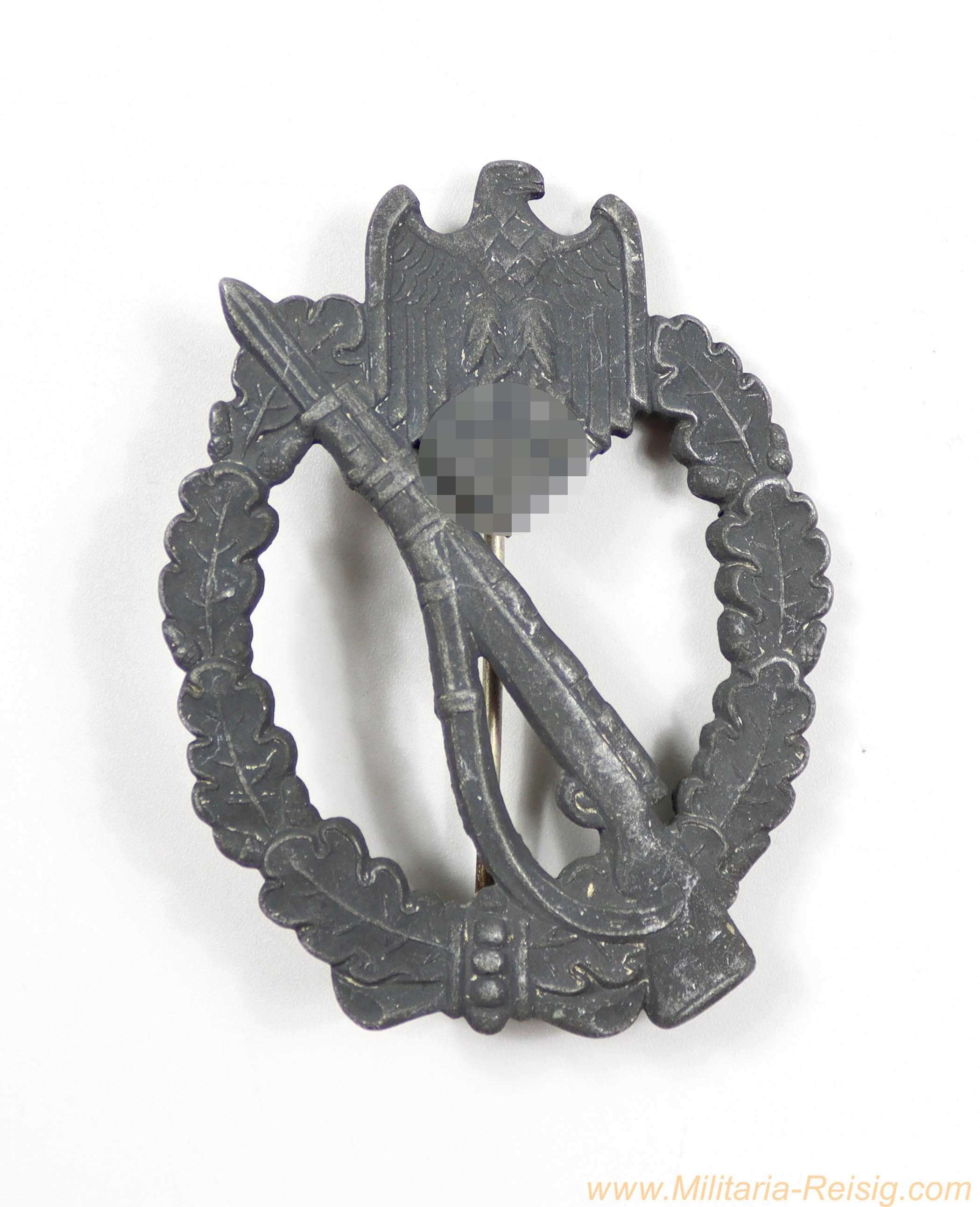 Infanterie-Sturmabzeichen in Silber, Hersteller "Wilhelm Deumer, Lüdenscheid"