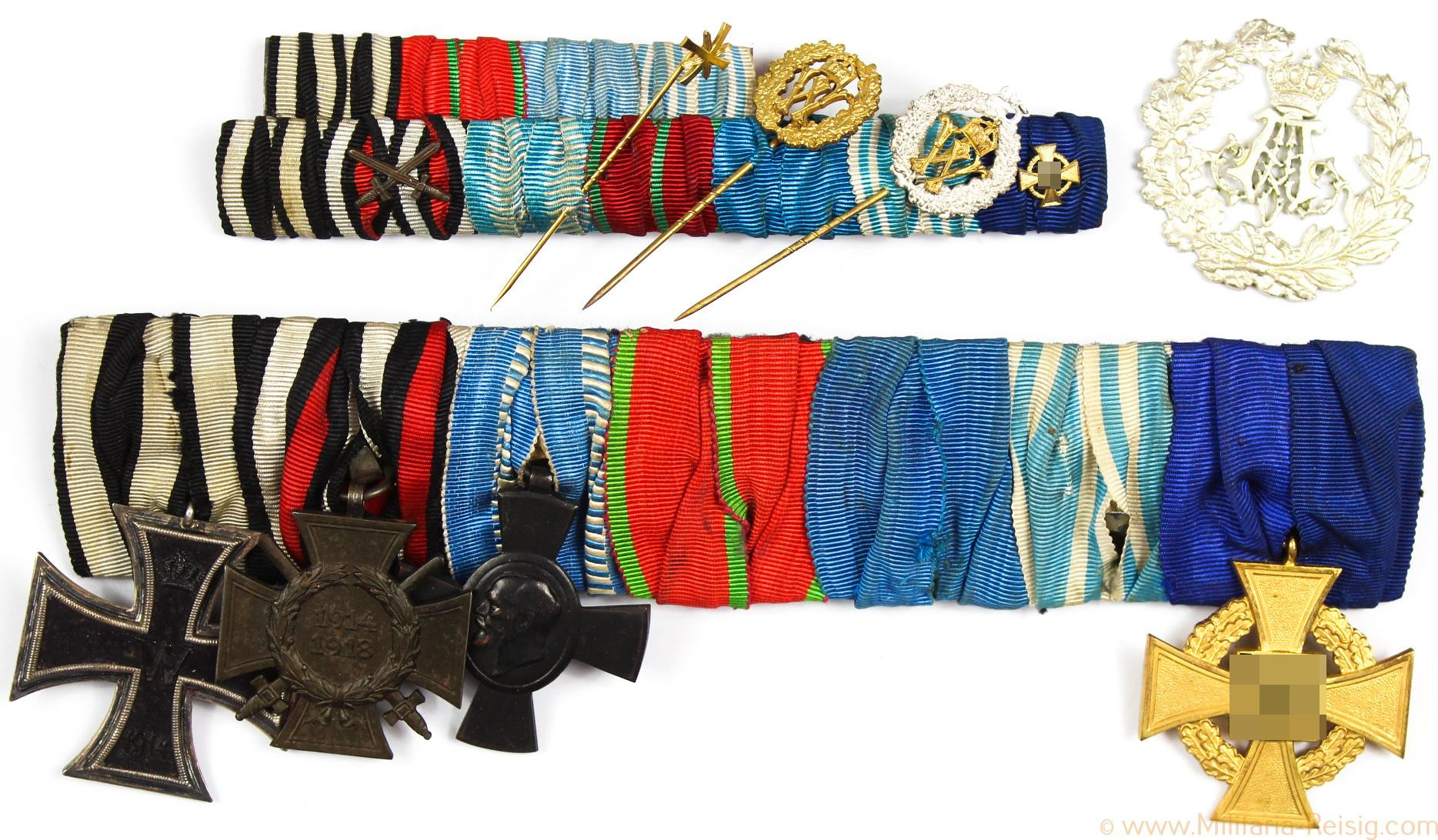 7er Ordensspange, Deutsche Staaten, 1. Weltkrieg, 3. Reich