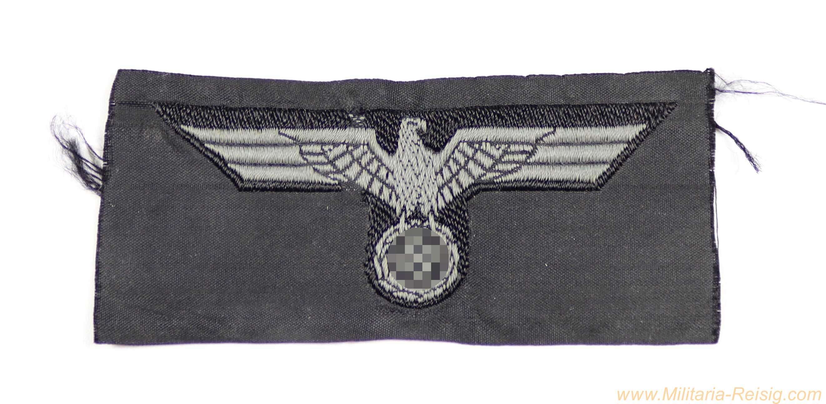 Panzertruppe – Schiffchenadler für schwarzes Schiffchen, Mannschaften, Bevo-Ausführung, ungetragen