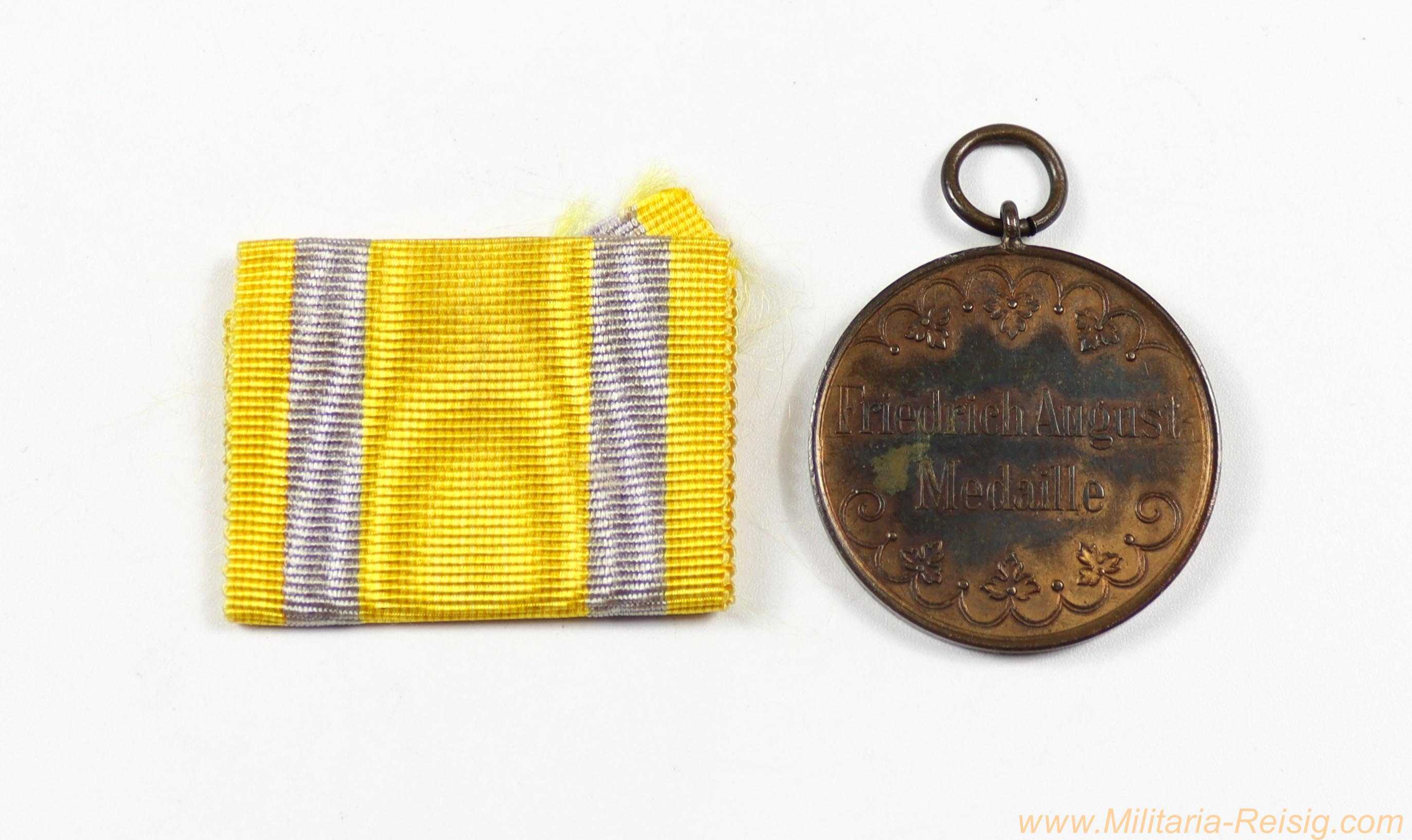 Sachsen, Königreich, Friedrich-August-Medaille in Bronze