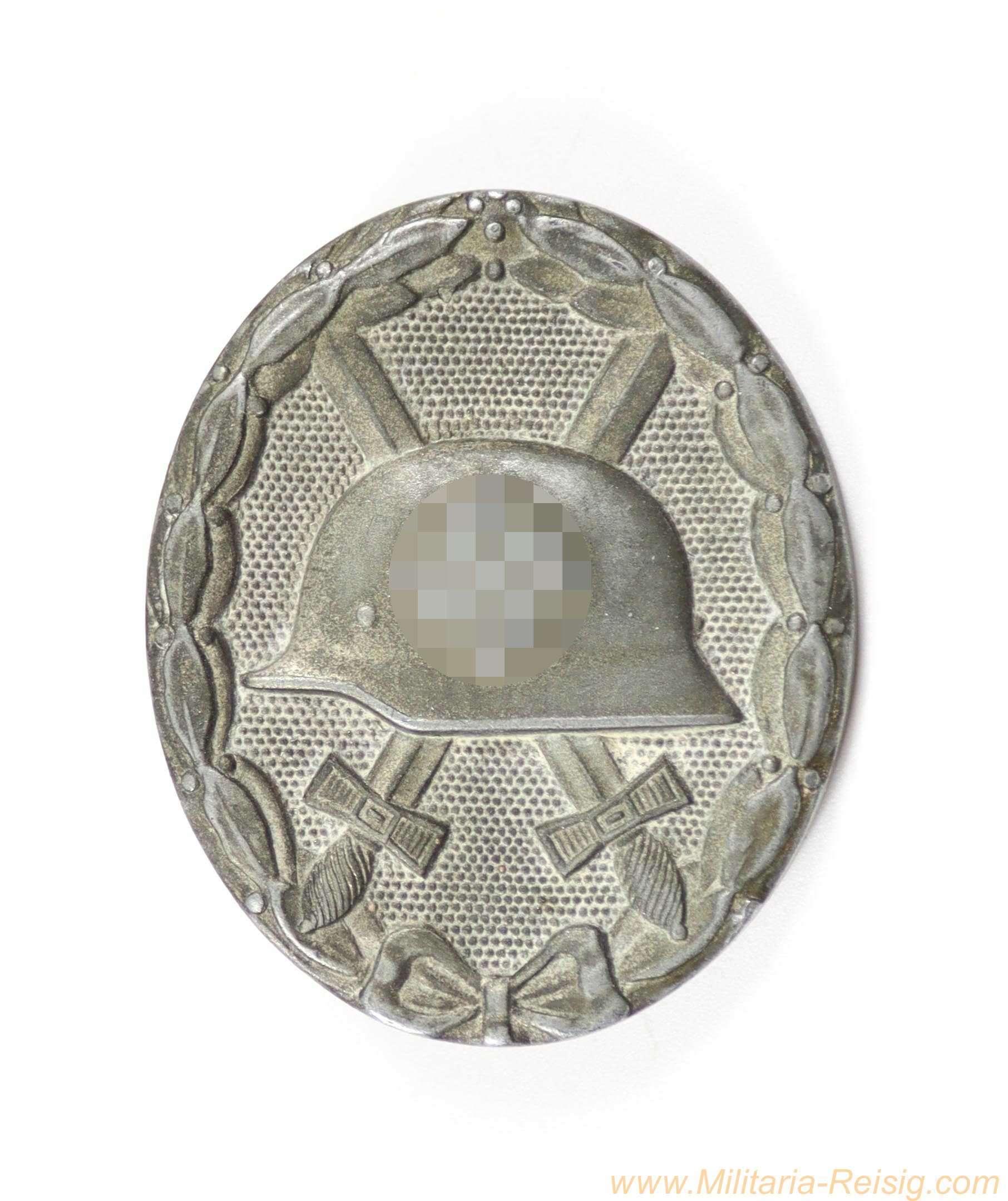 Verwundetenabzeichen in Silber, Hersteller "26" (B.H. Mayer, Pforzheim)