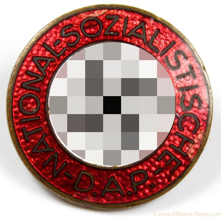 NSDAP Parteiabzeichen, Herst. RZM M1/78 (Paulmann und Crone, Lüdenscheid)