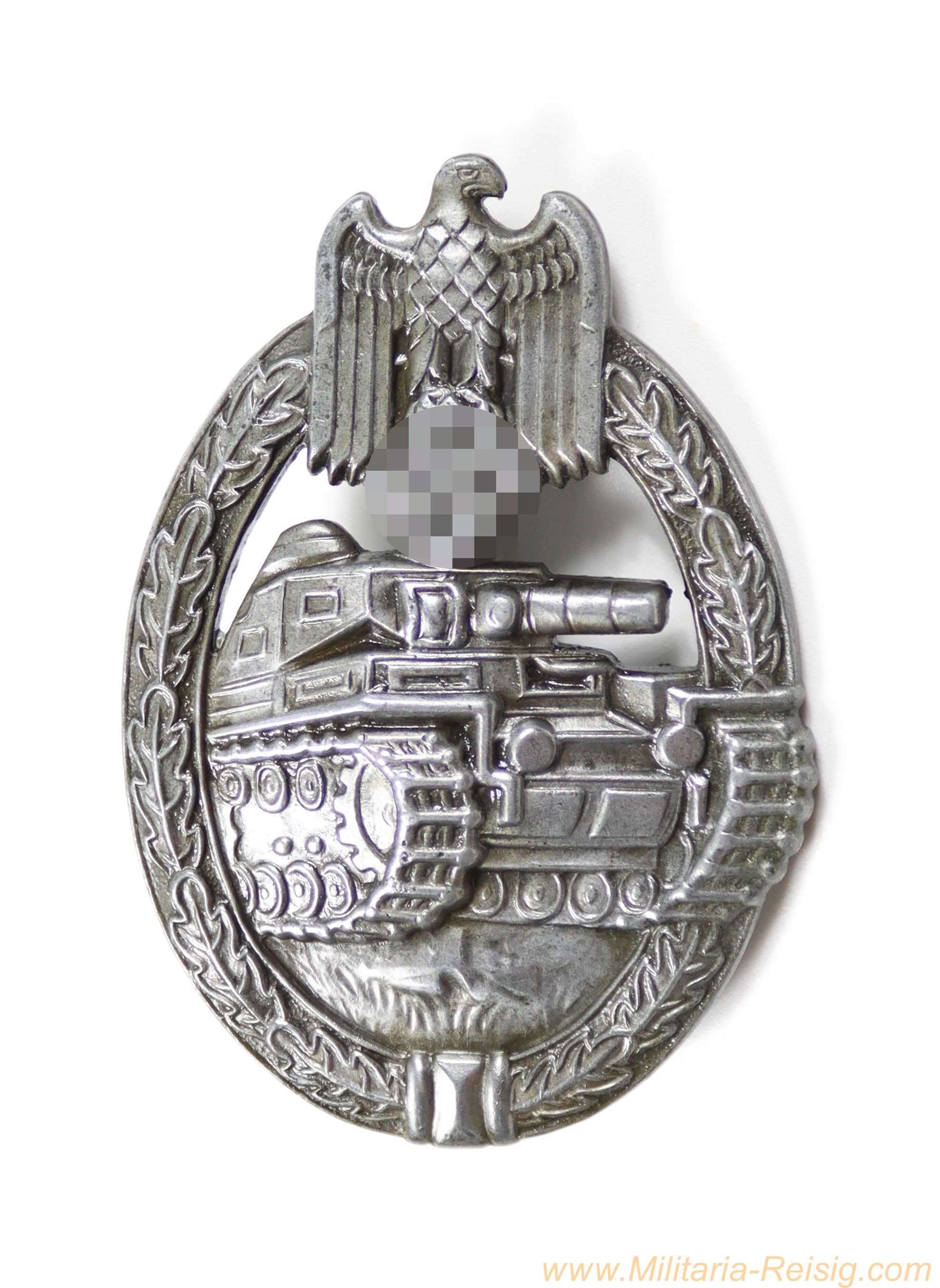 Panzerkampfabzeichen in Silber, Hersteller Frank & Reif, Stuttgart