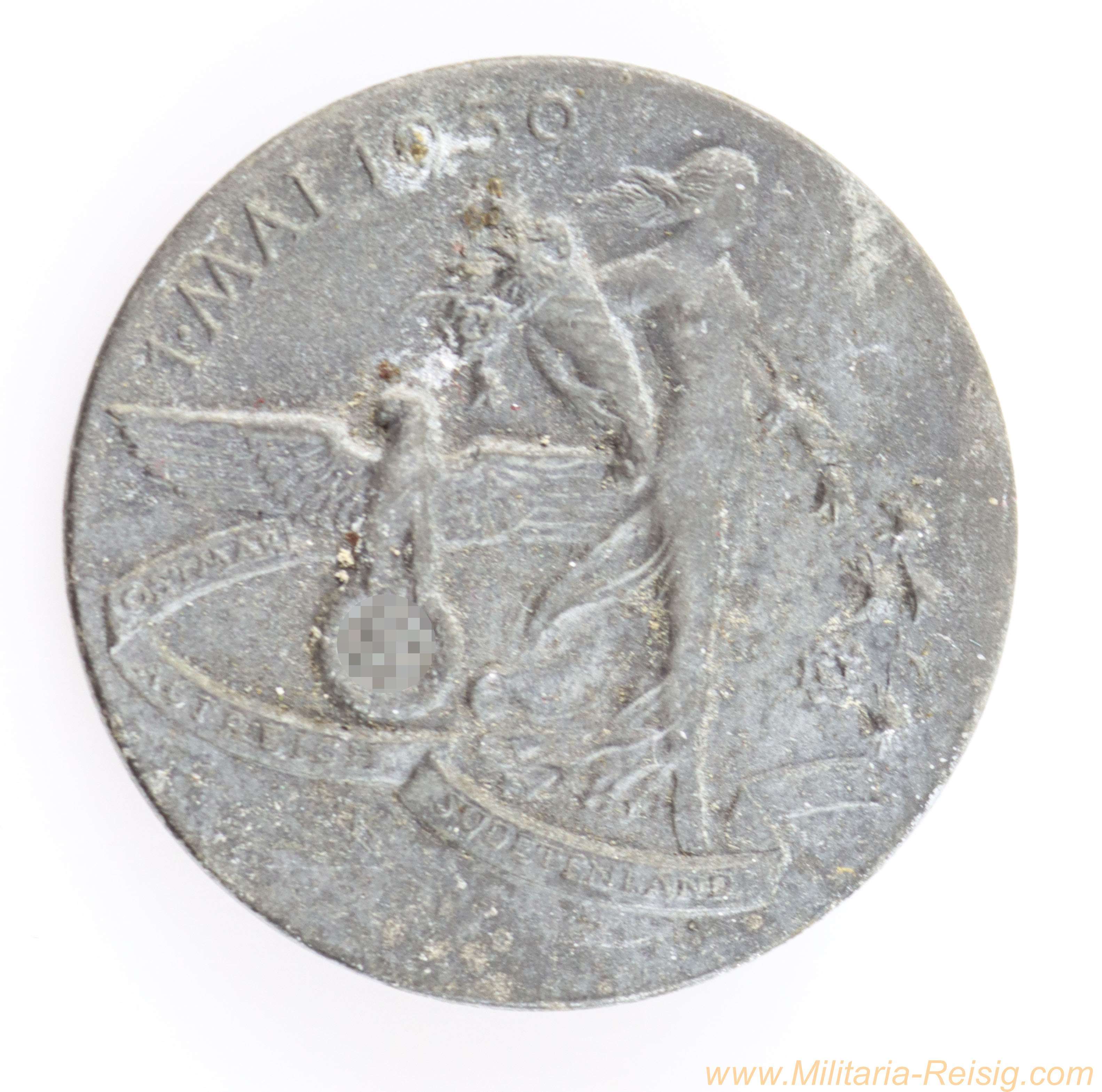 Abzeichen Tag der Arbeit 1939, Hersteller Hermann Bauer, Schwäb. Gmüd.