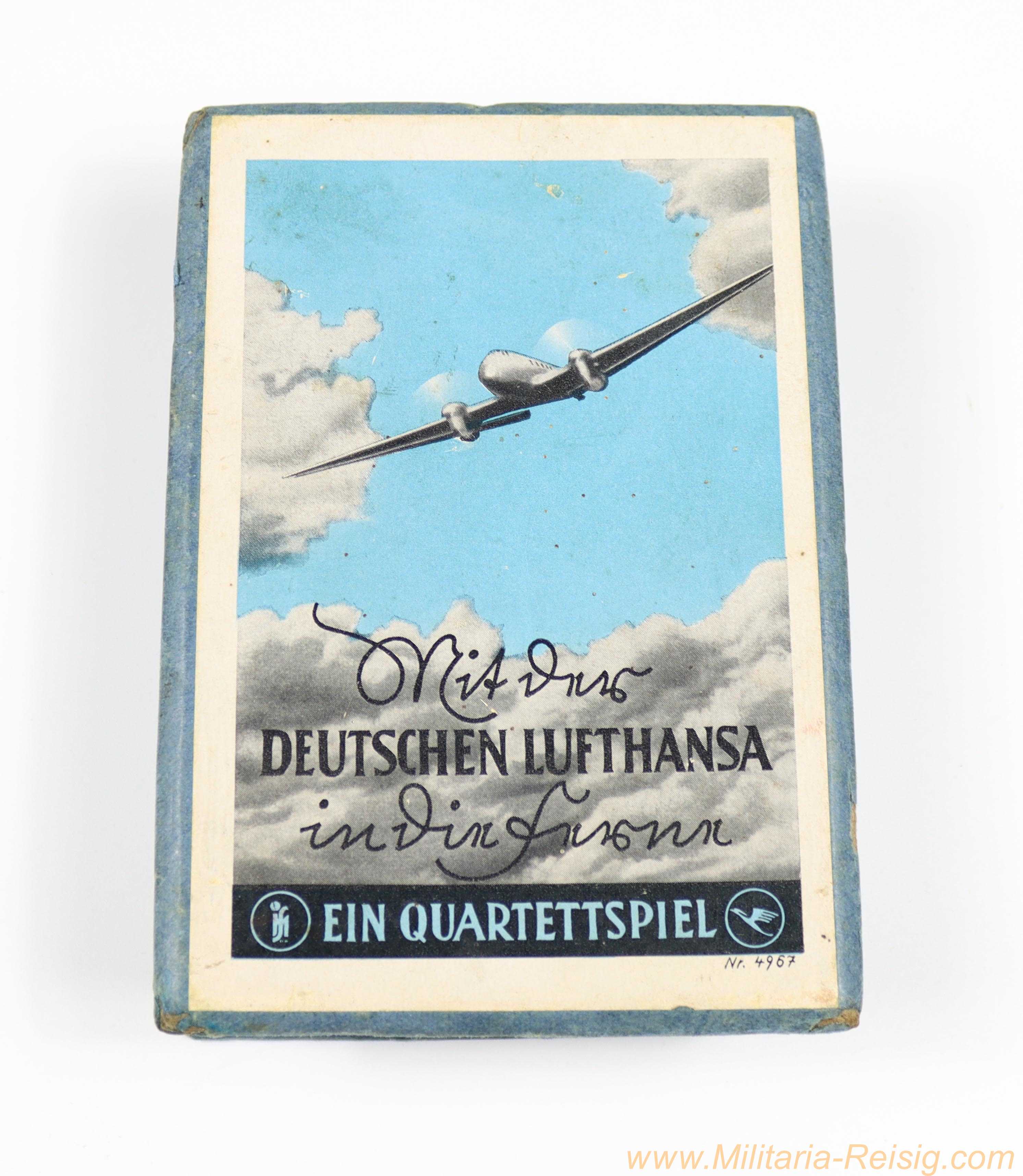 Mit der Deutschen Lufthansa in die Ferne – Quartettspiel (Nr. 4967)