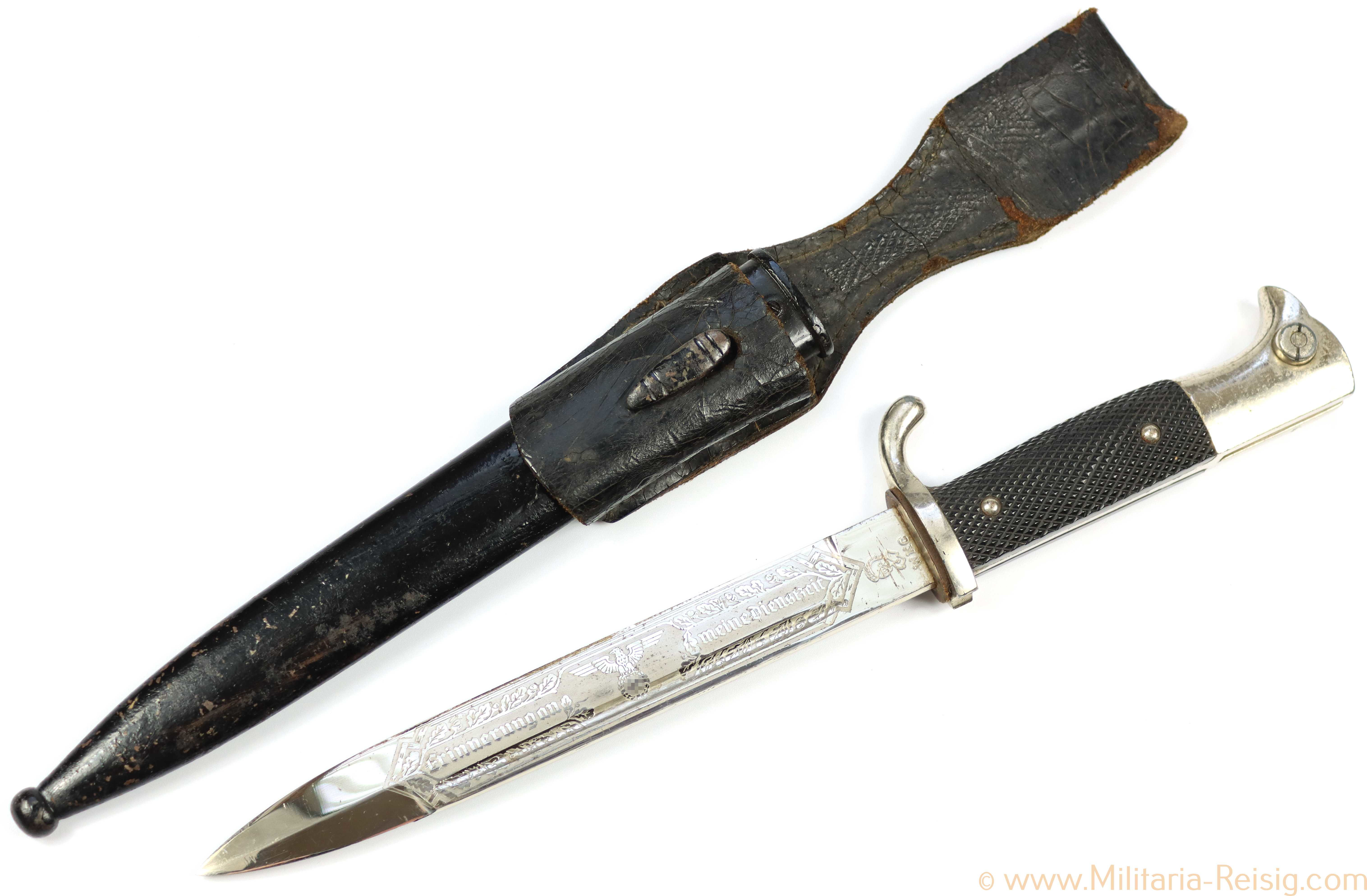 Extra Seitengewehr mit Klingenätzung, Hersteller WKC