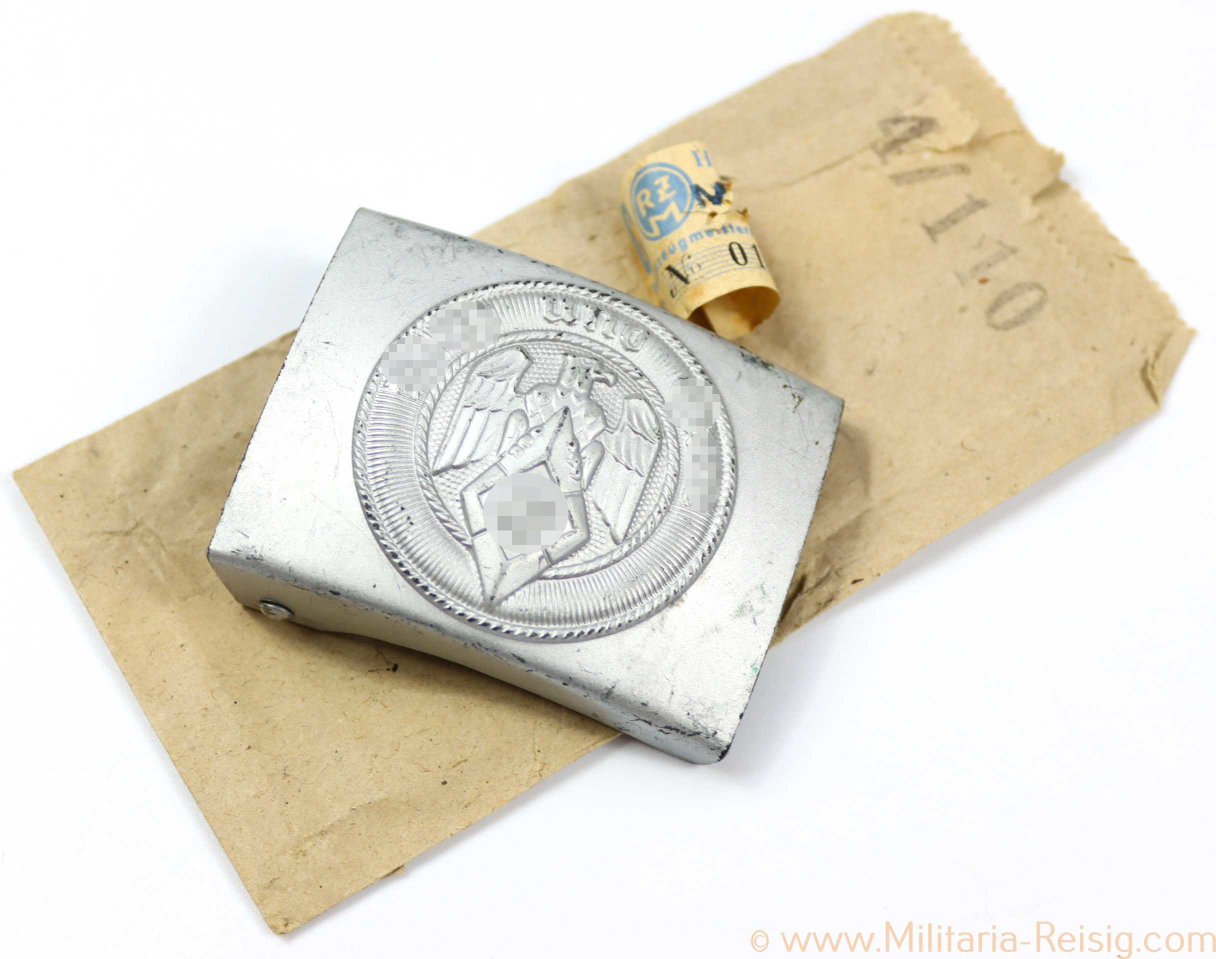 HJ Koppelschloss mit Etikett und Tüte, Hersteller RZM M4/110