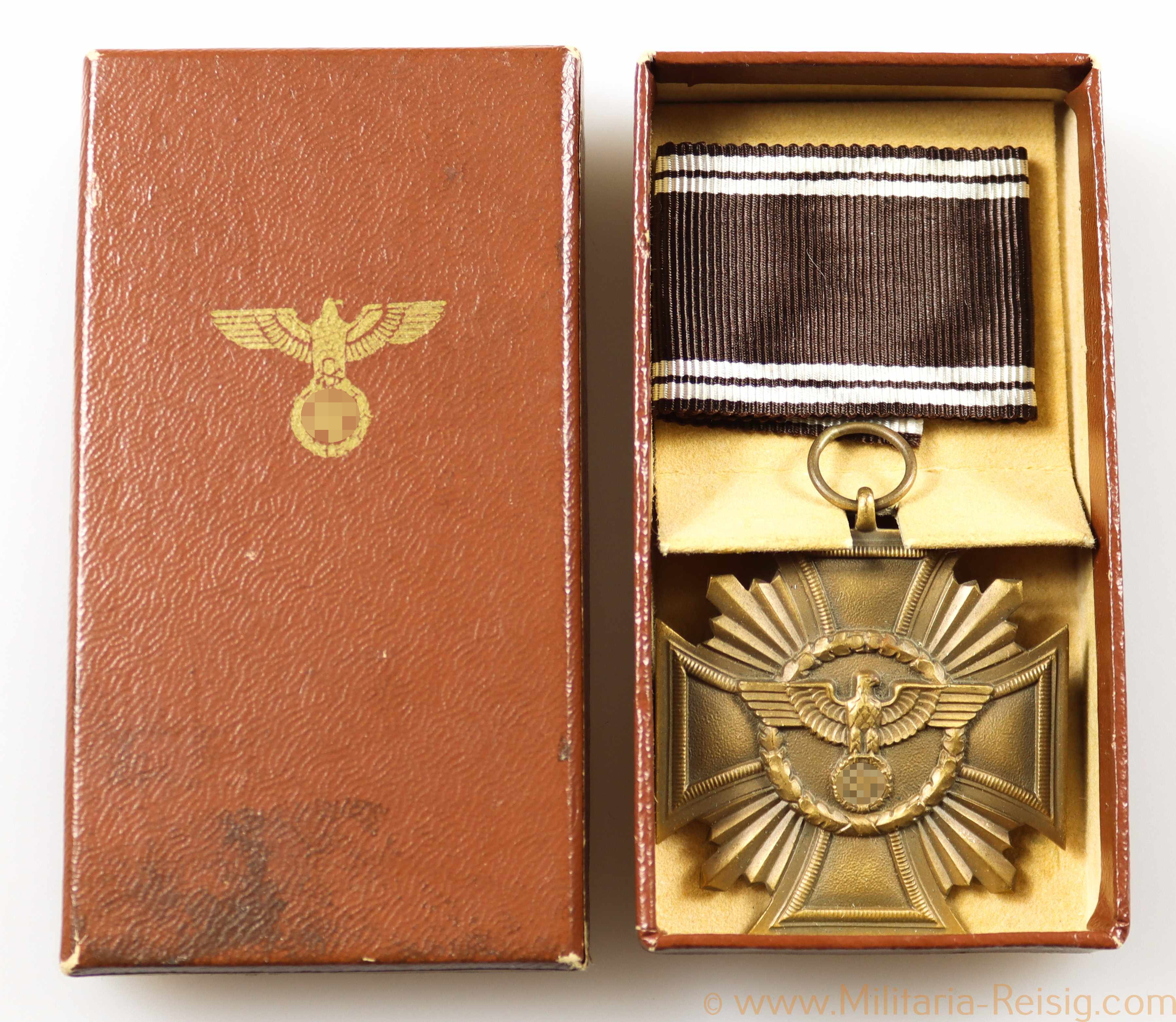NSDAP Dienstauszeichnung in Bronze im Etui