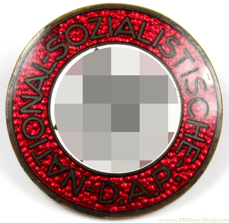 NSDAP Parteiabzeichen, Herst. RZM M1/101 (Gustav Brehmer, Markneukirchen)