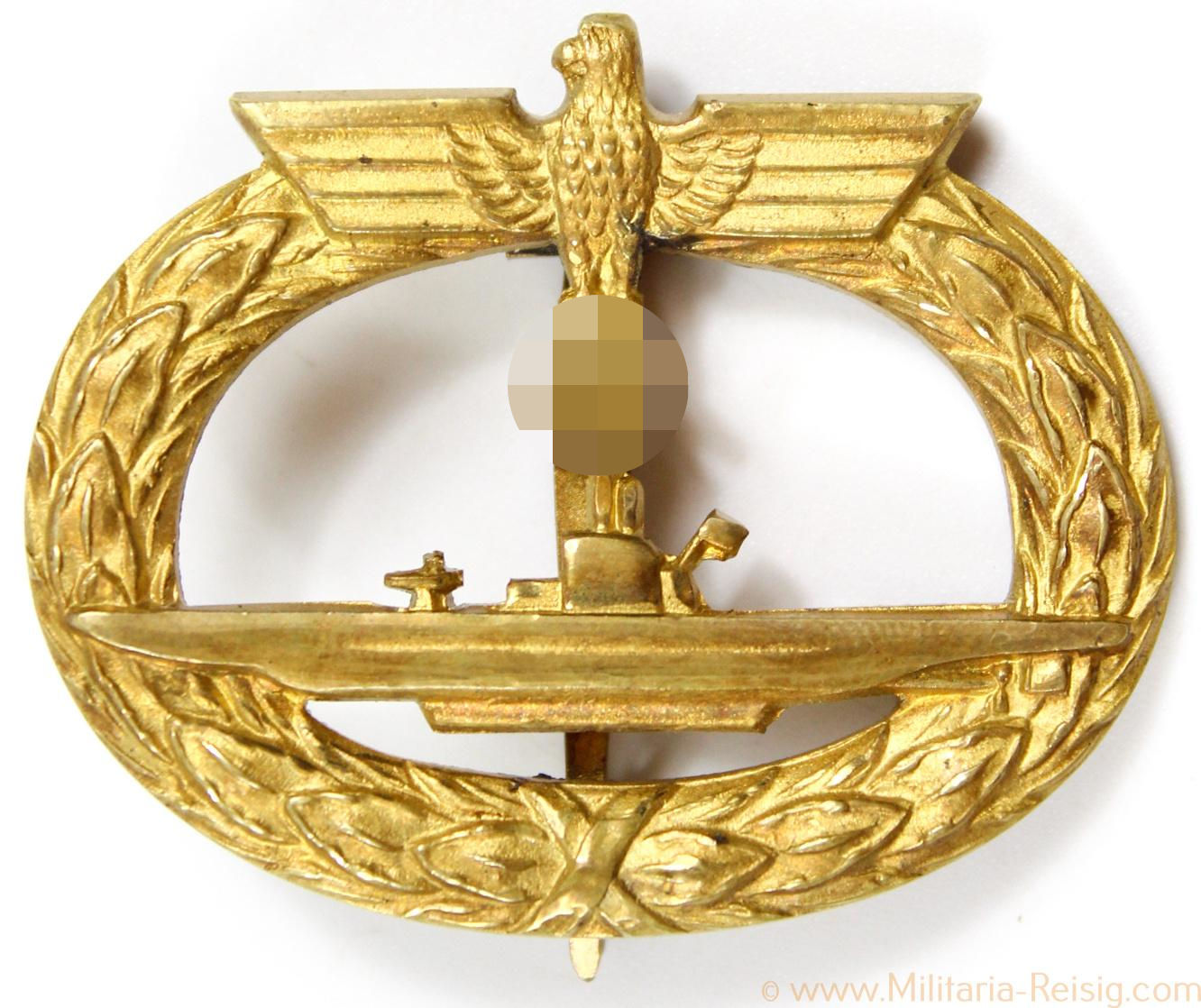 U-Boot-Kriegsabzeichen 1939, Herst. Schwerin Berlin