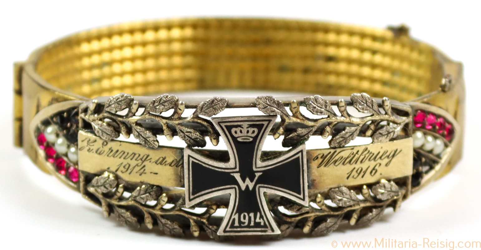 Patriotischer Armreif 1. Weltkrieg 1914-1916