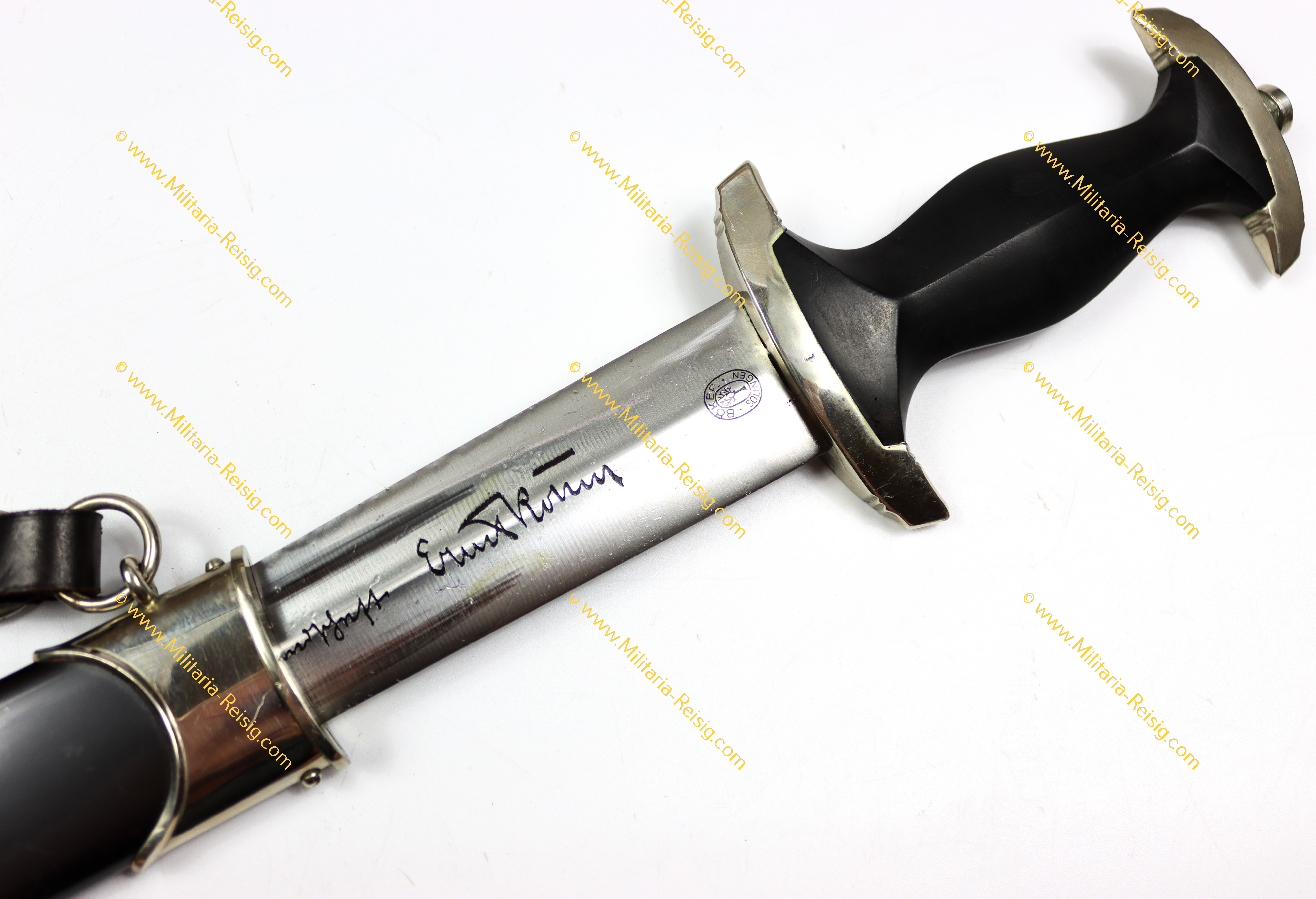 SS Ehrendolch mit Widmung Ernst Röhm, Hersteller Heinrich Böker, Solingen