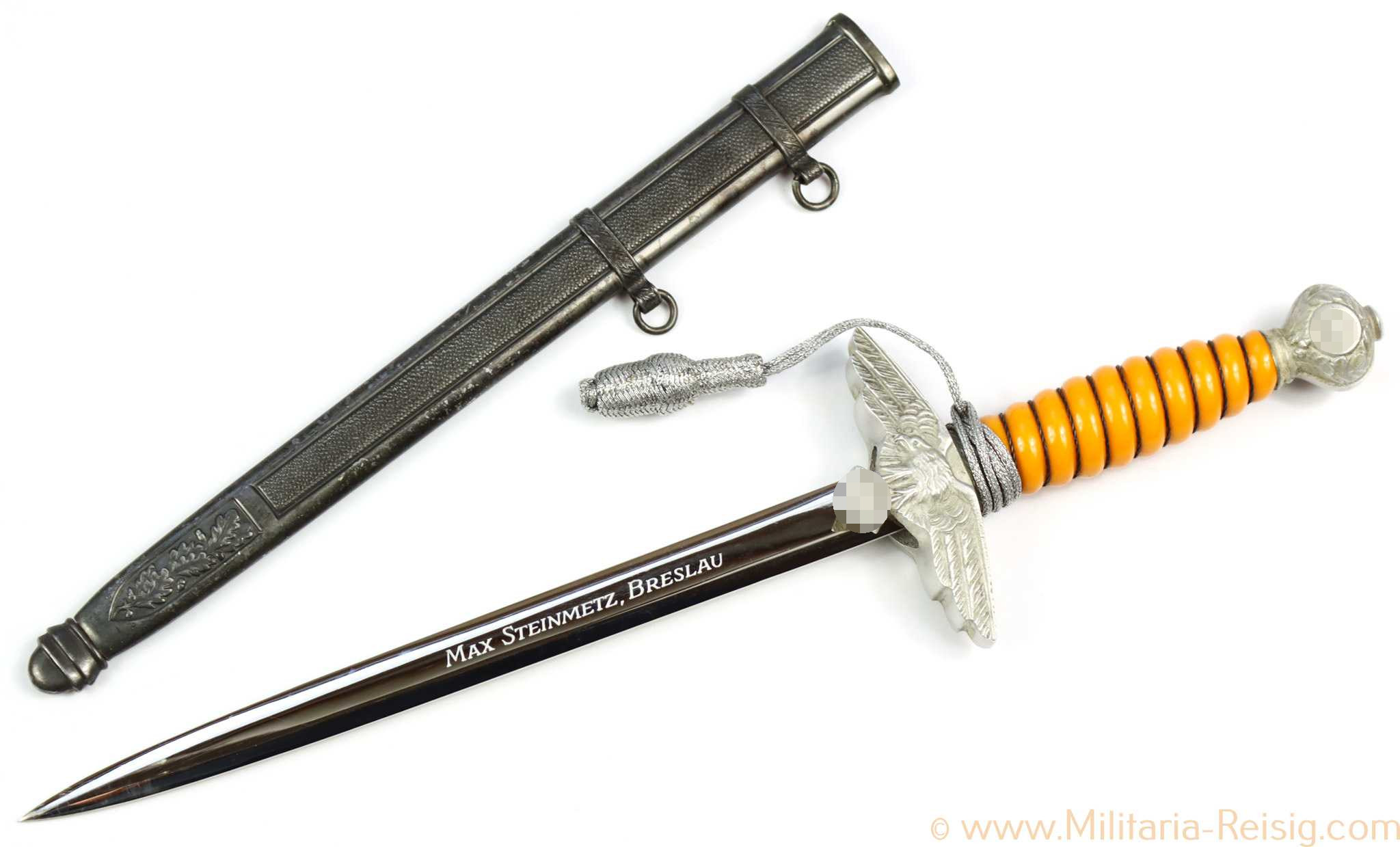 Luftwaffe Offiziersdolch als Miniatur, Hersteller SMF, Solingen