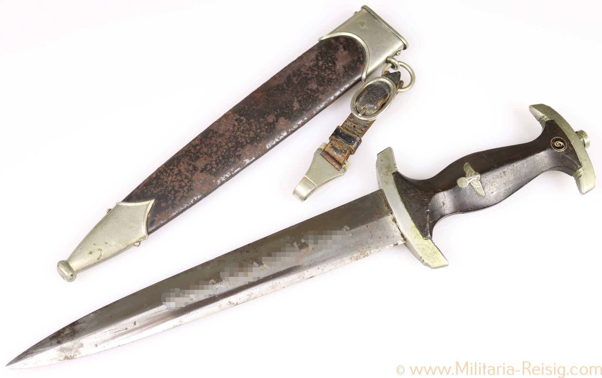 SS Dolch (Ex-Röhm) mit Mitgliedsnummer, Hersteller Richard Albrecht Herder, Solingen