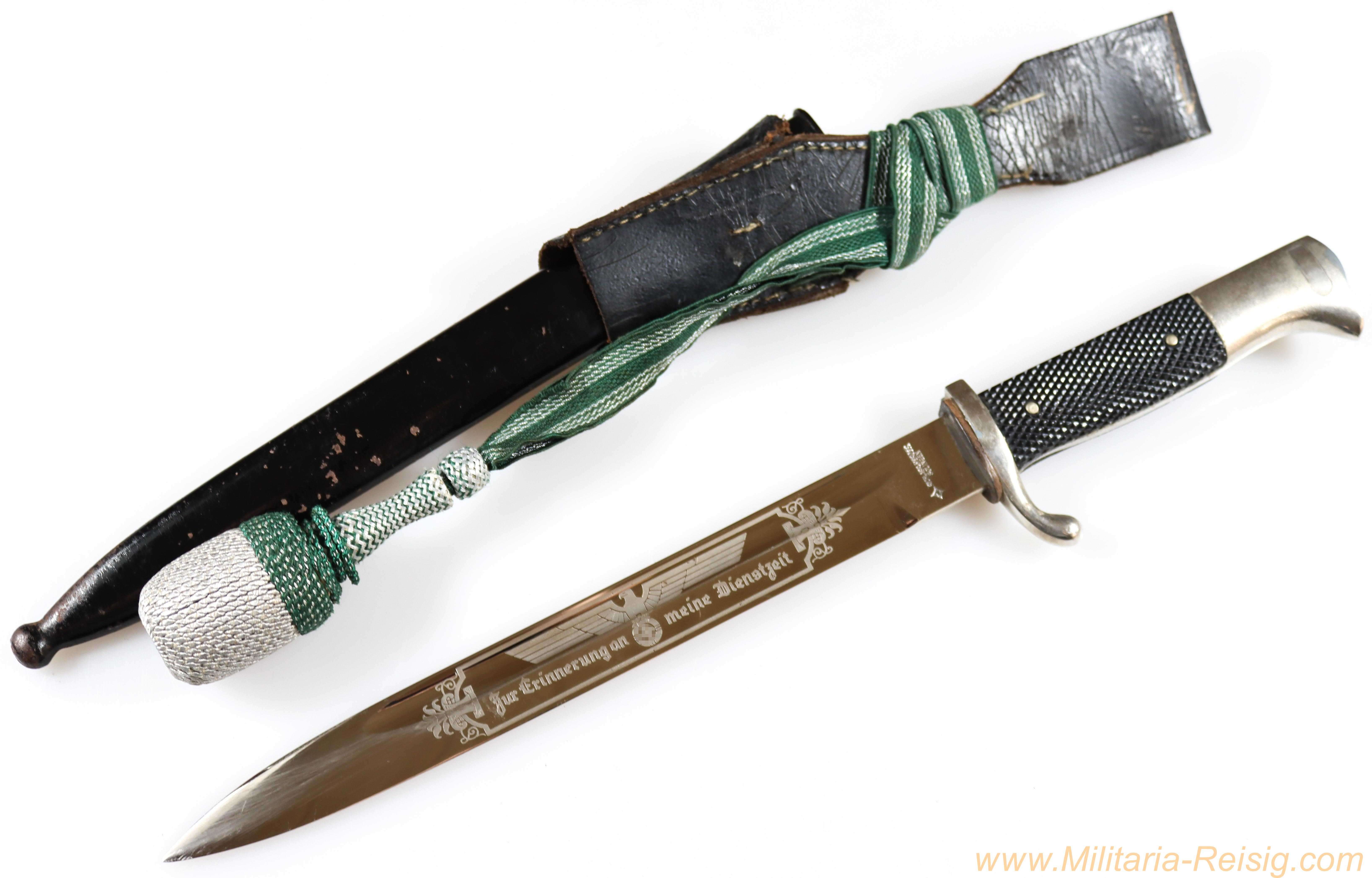 Extraseitengewehr mit Klingenätzung, Hersteller Richard Albrecht Herder, Solingen