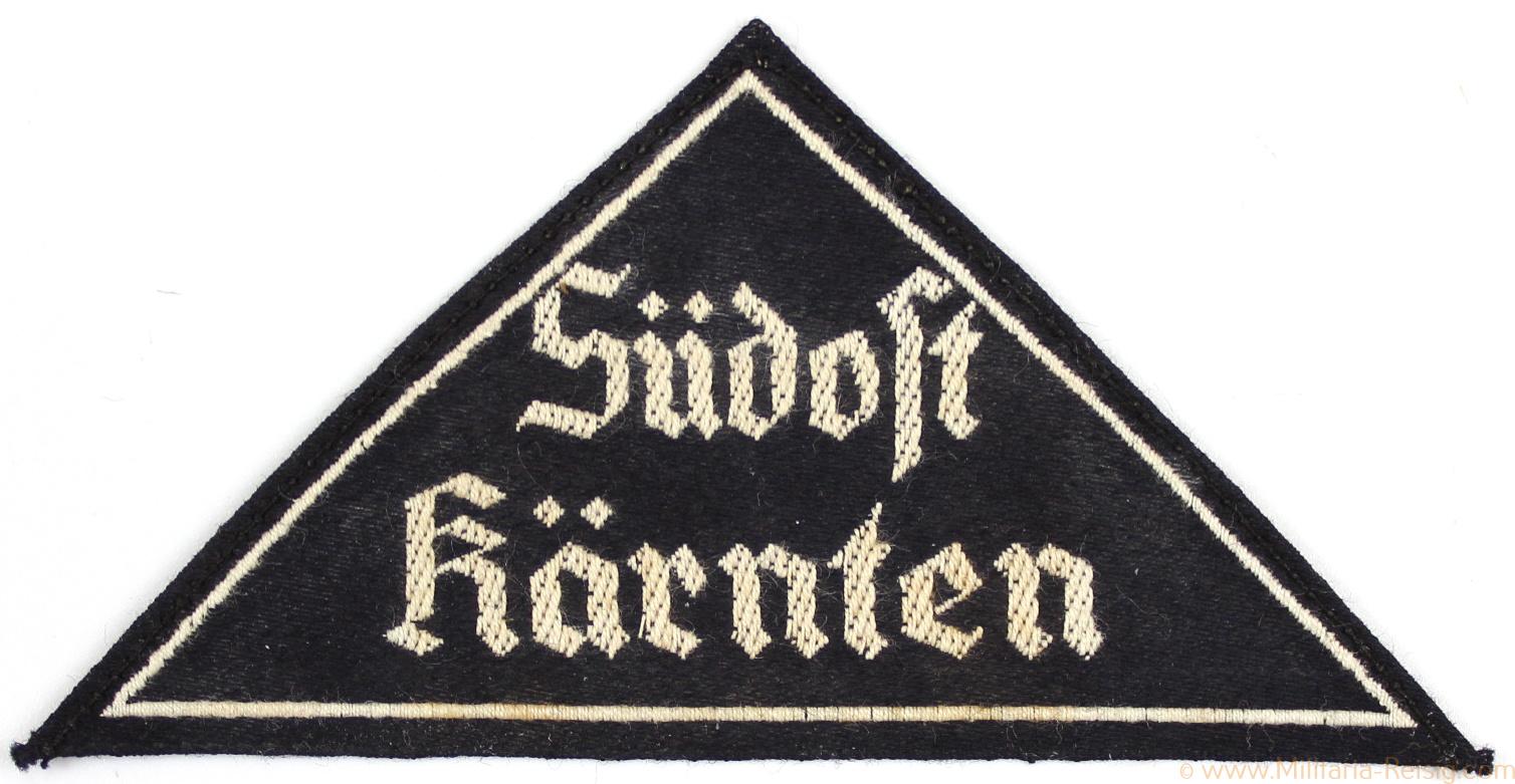 HJ / BDM Gebietsdreieck "Südost Kärnten" mit RZM-Etikett Österreich