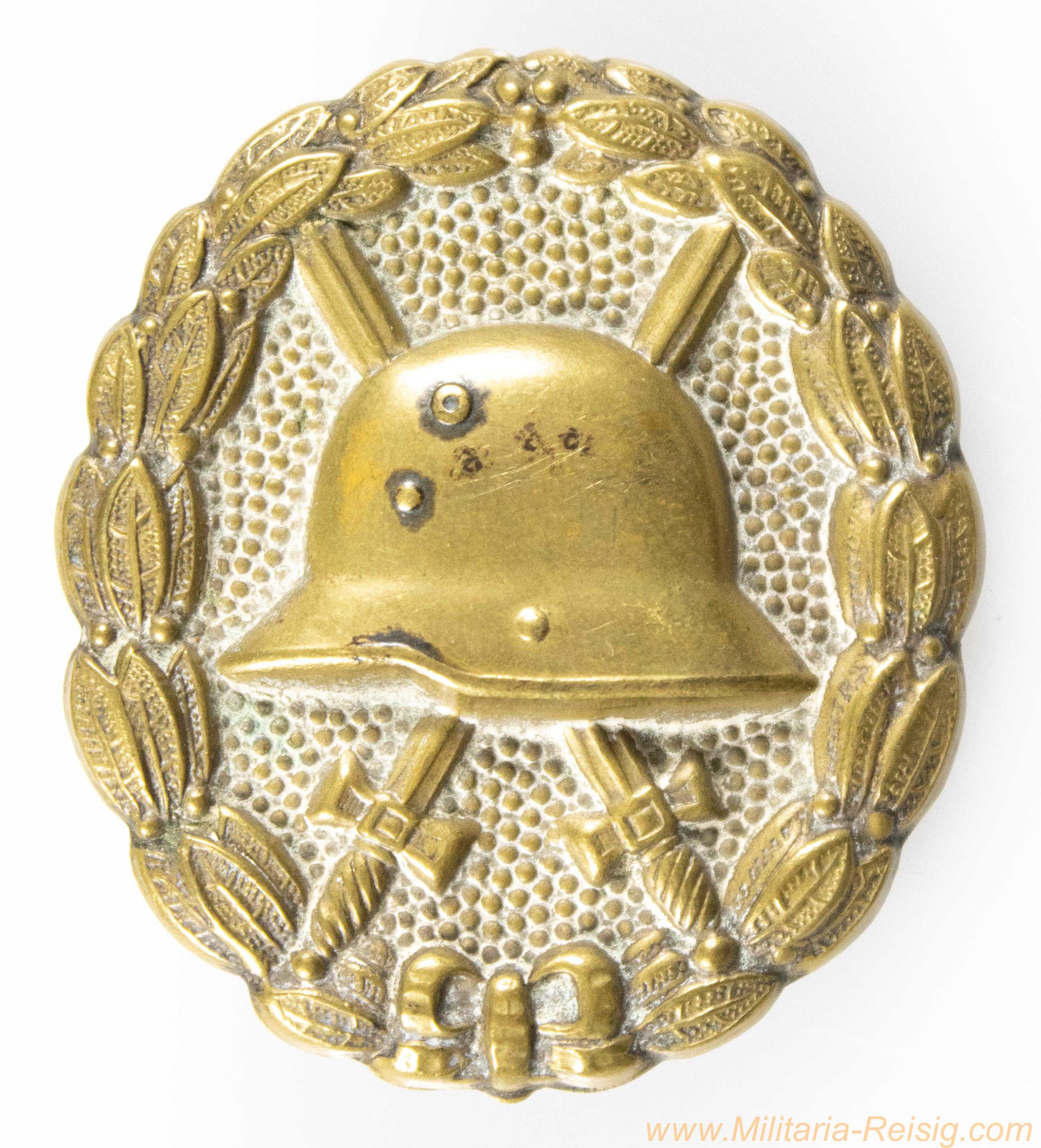 Verwundetenabzeichen in Silber 1914 mit Sicherheitsnadel