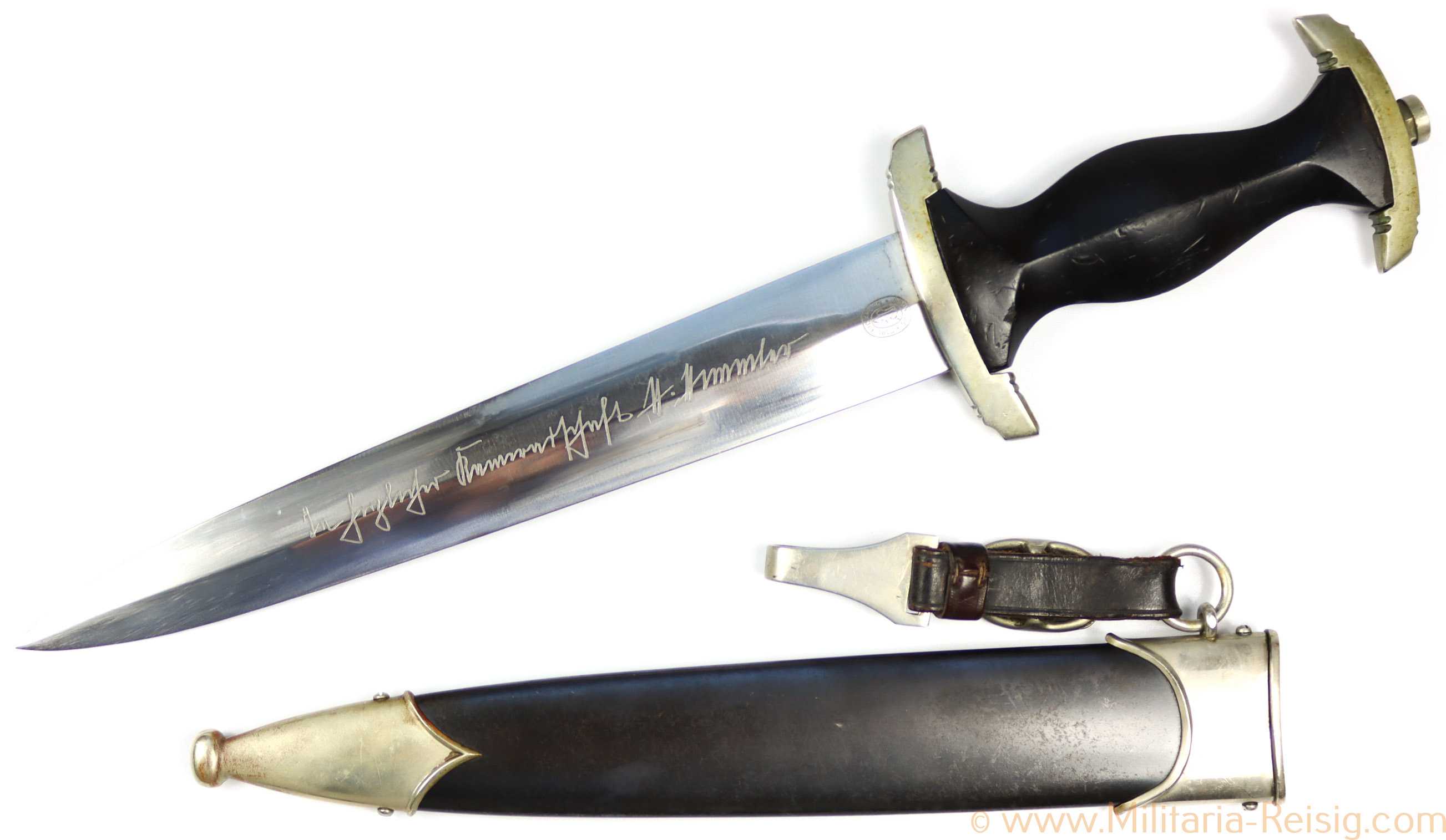 SS Ehrendolch mit Widmung Heinrich Himmler Widmung, Hersteller Carl Eickhorn, Solingen