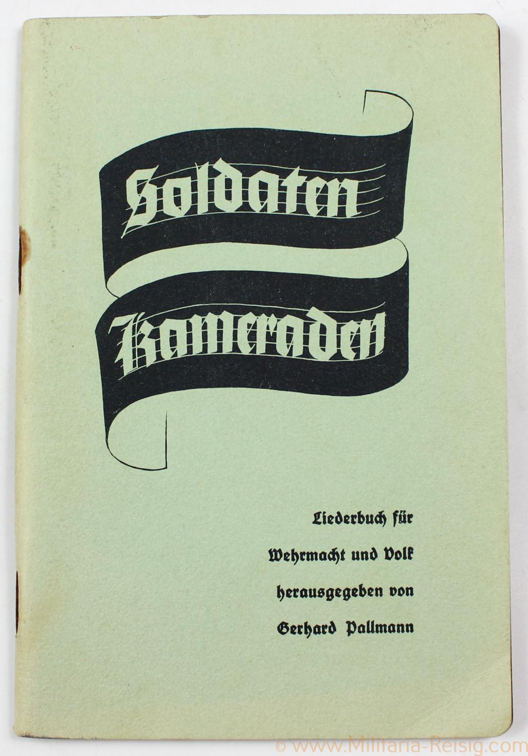 Liederbuch Soldaten Kameraden für Wehrmacht und Volk 1936