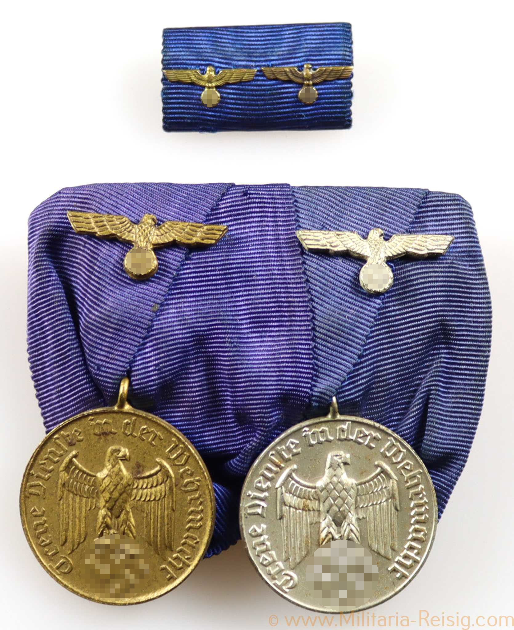 2er Ordenspange (Dienstauszeichnung 3. Klasse und 4. Klasse)