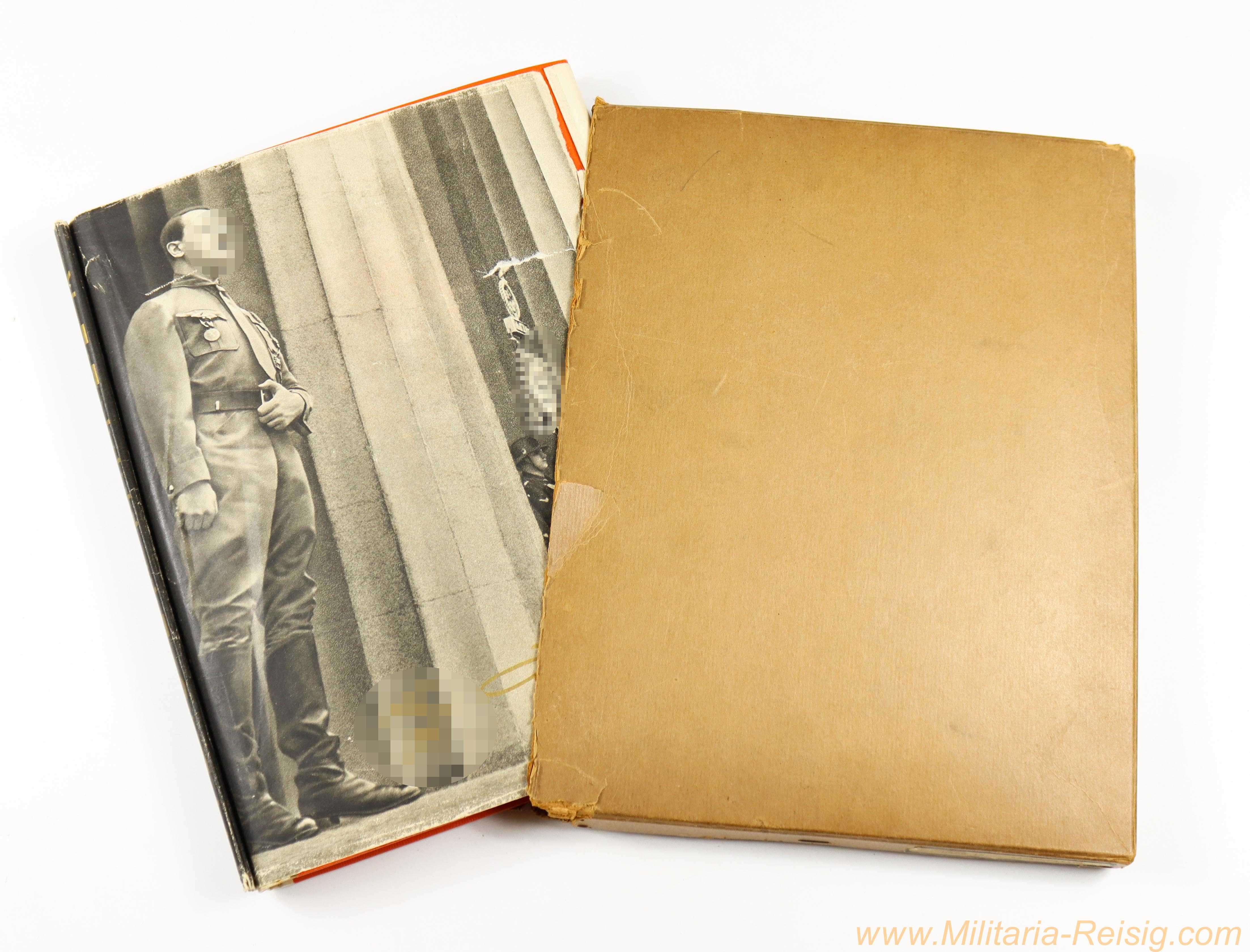 "Adolf Hitler – Bilder aus dem Leben des Führers" – mit Schutzumschlag und Originalkarton