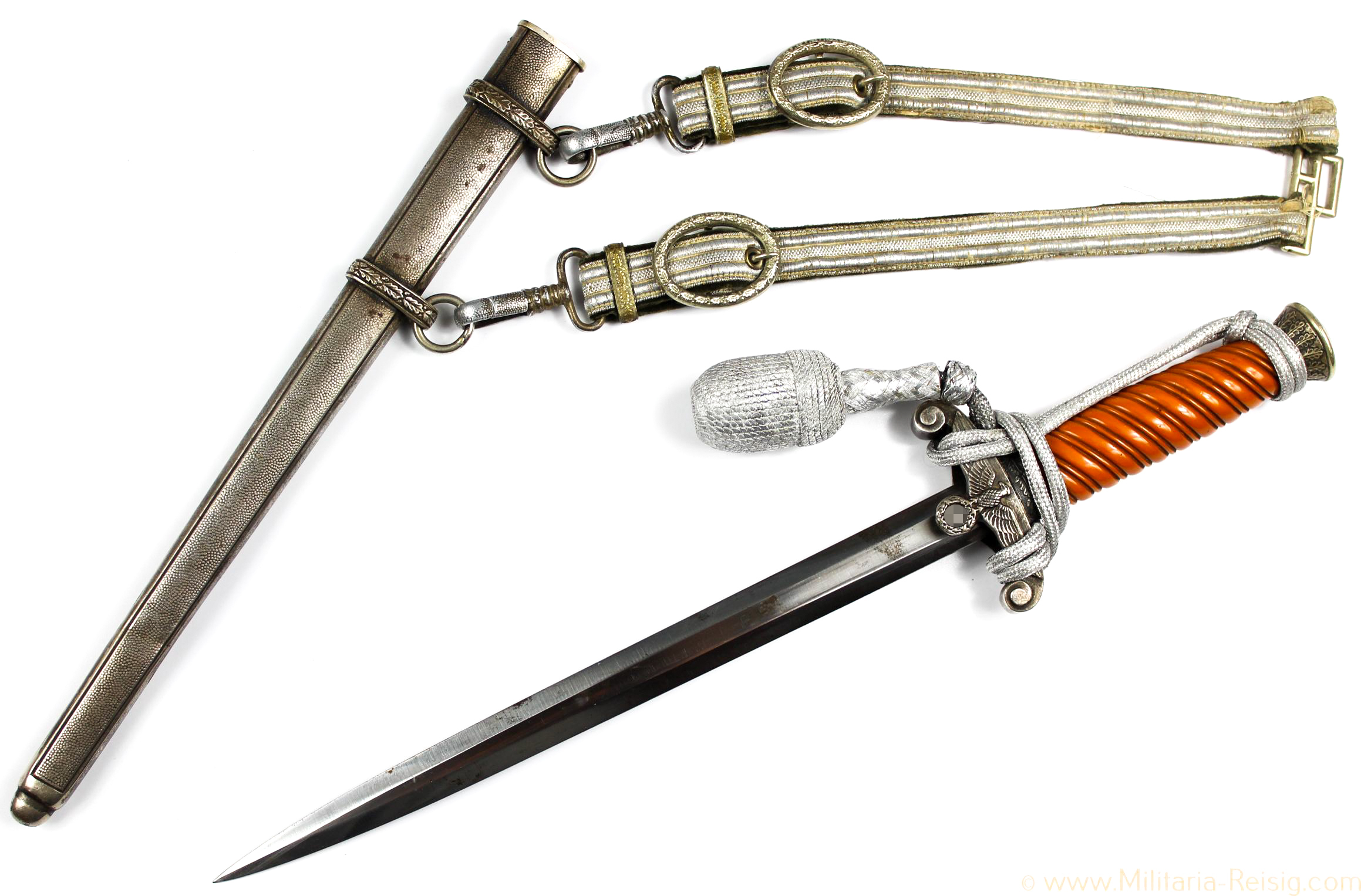 Früher Heeres Offiziersdolch, Hersteller Solinger Maschinen Fabrik (SMF)