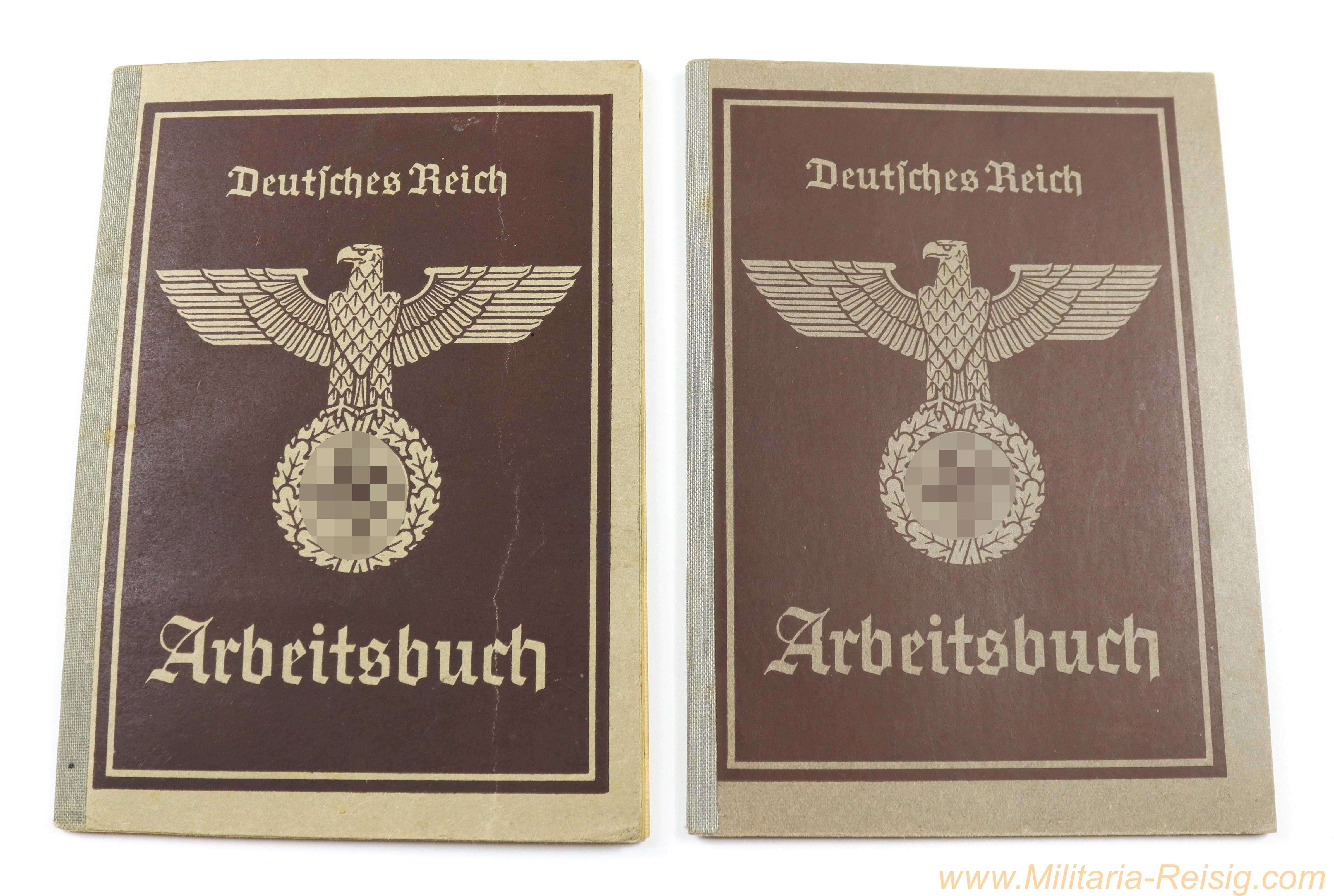 2x Arbeitsbuch "Deutsches Reich" 