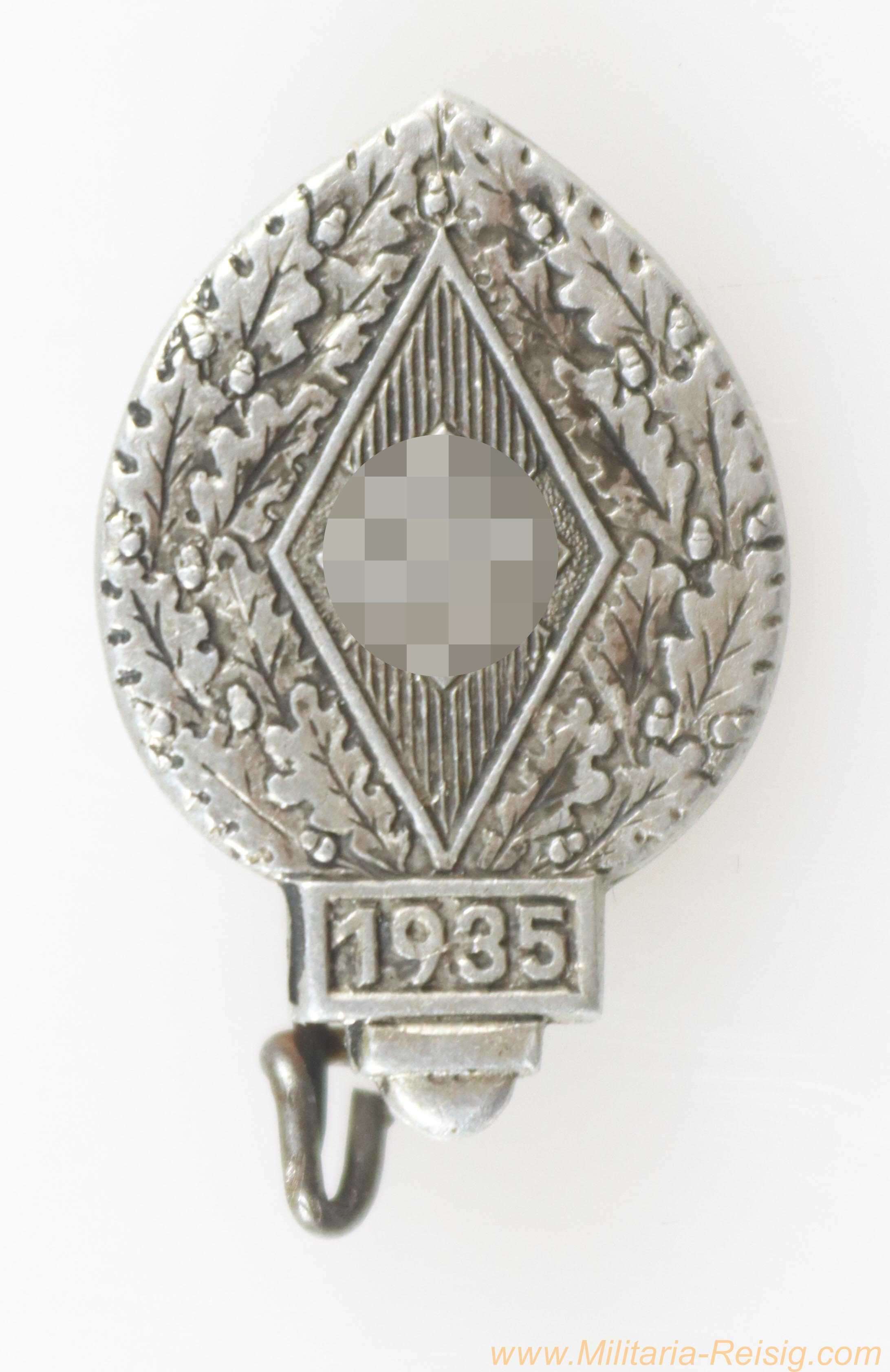 HJ Siegernadel 1935, Hersteller Fritz Zimmermann, Stuttgart