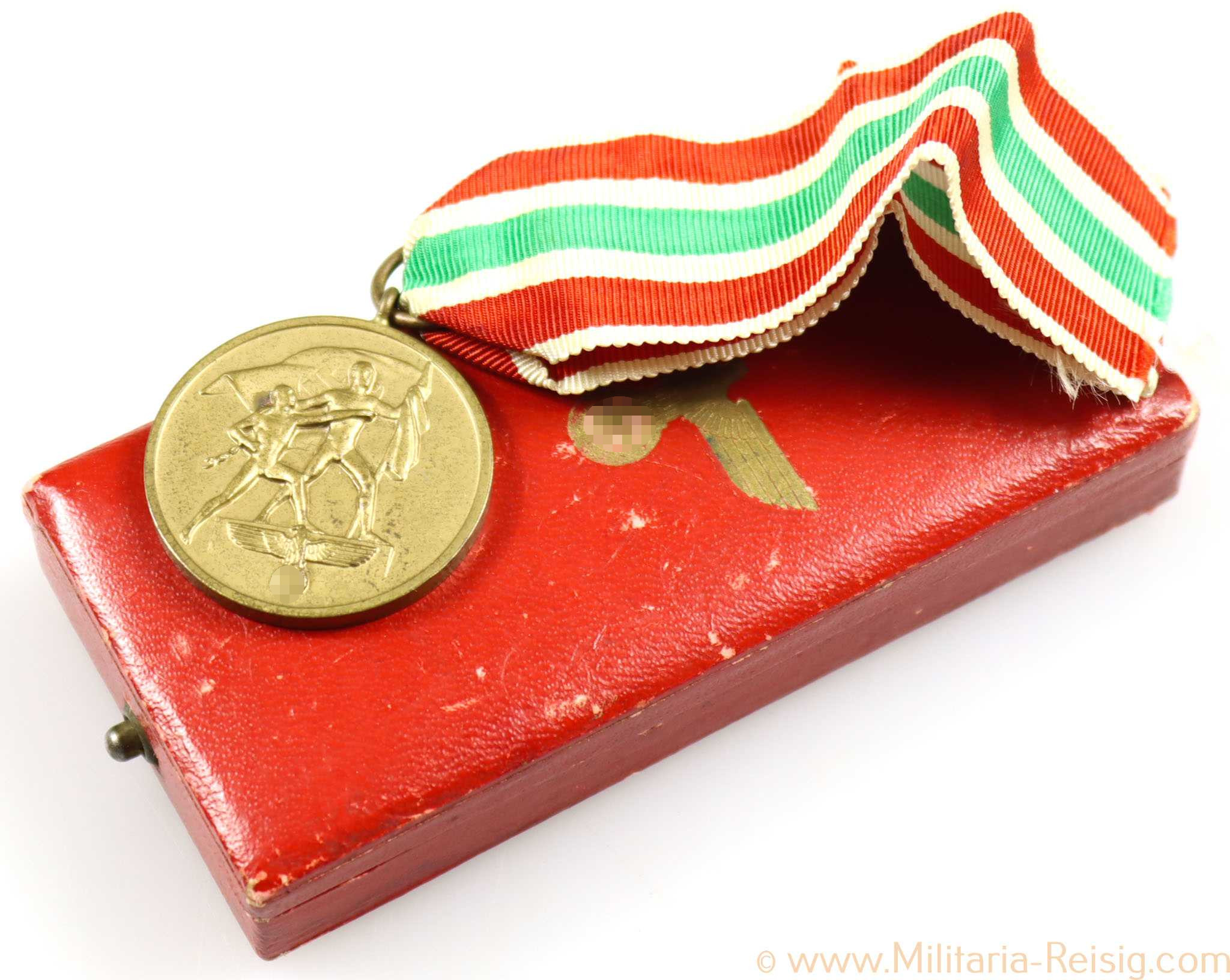 Memelland-Medaille im Etui