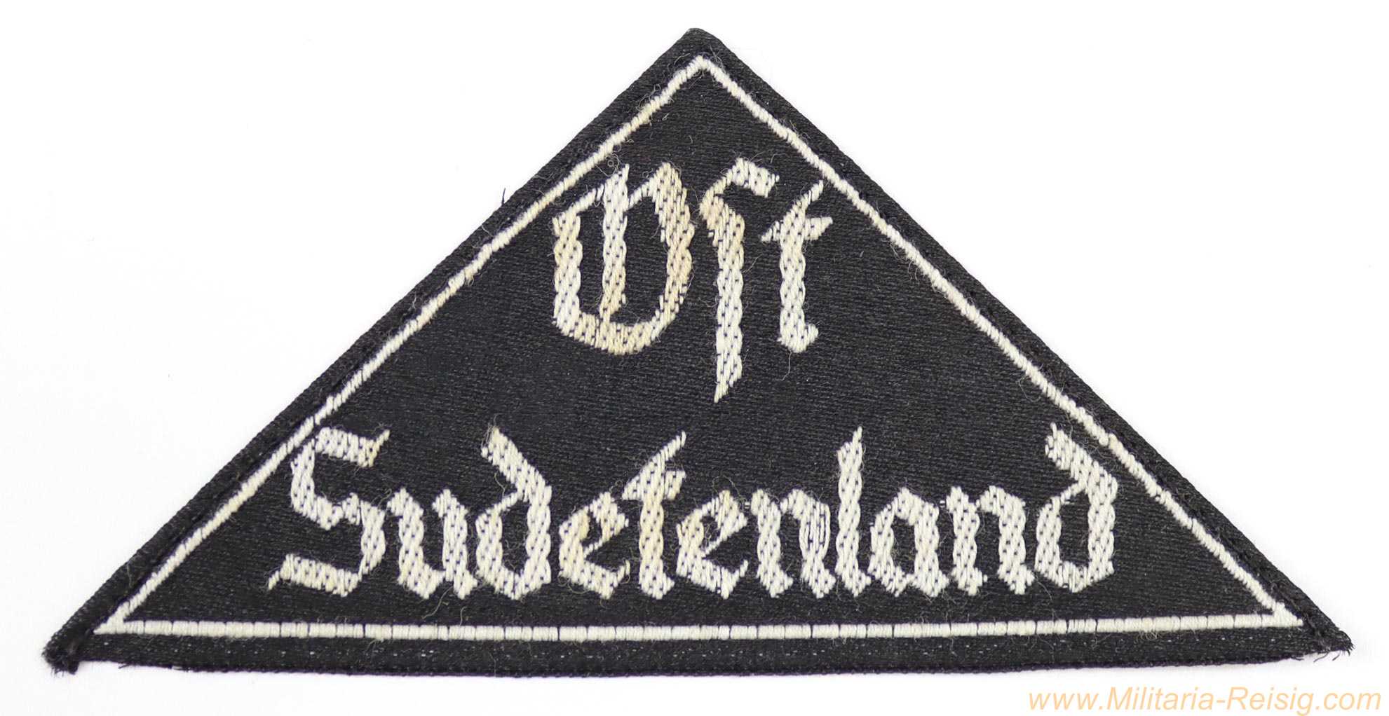 HJ / BDM Gebietsdreieck "Ost Sudetenland" mit RZM-Etikett