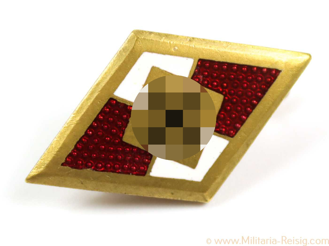 Goldenes HJ Ehrenzeichen Herst. RZM M1/120, B-Stück