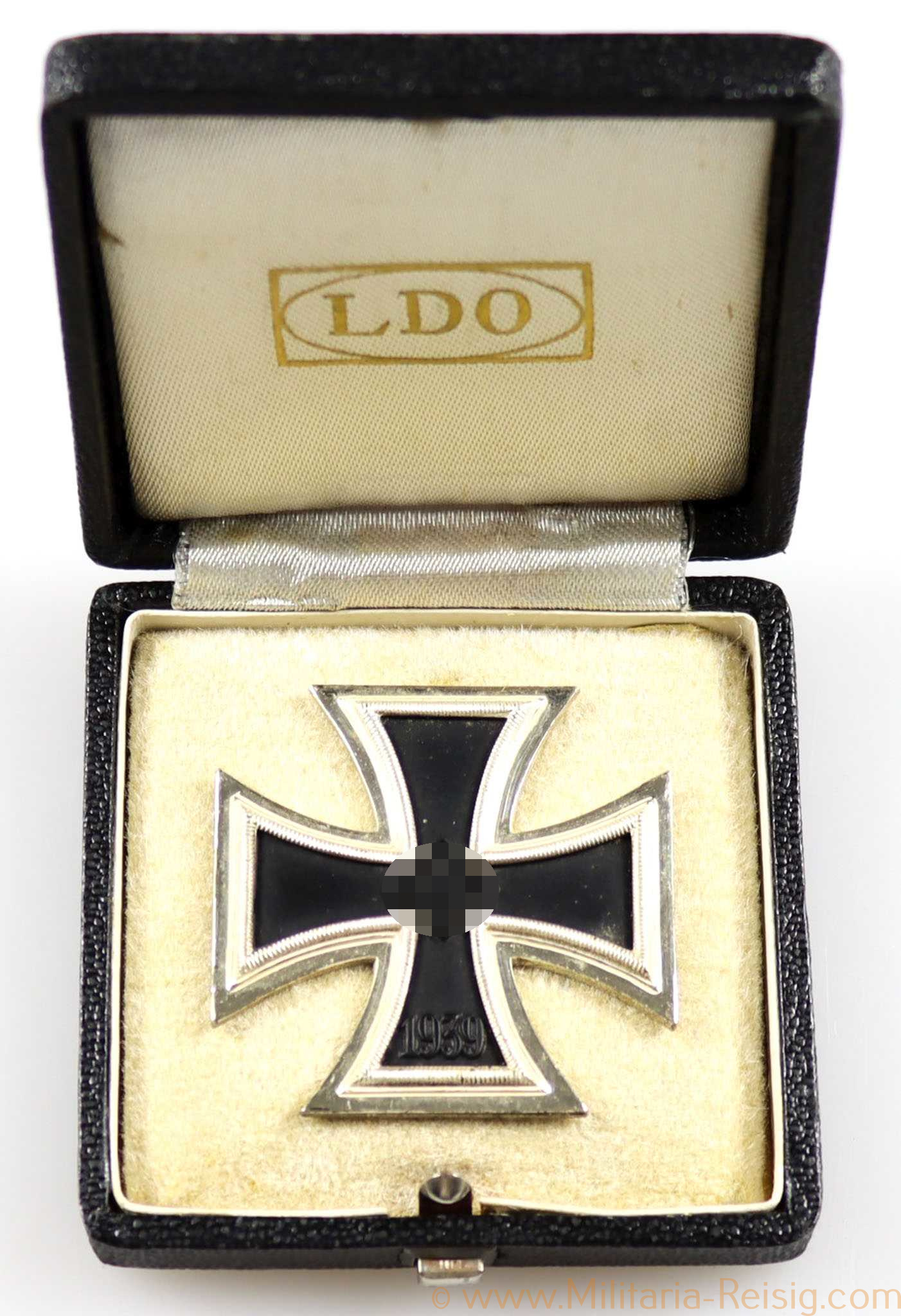 Eisernes Kreuz 1. Klasse 1939 im LDO-Etui, Hersteller L55