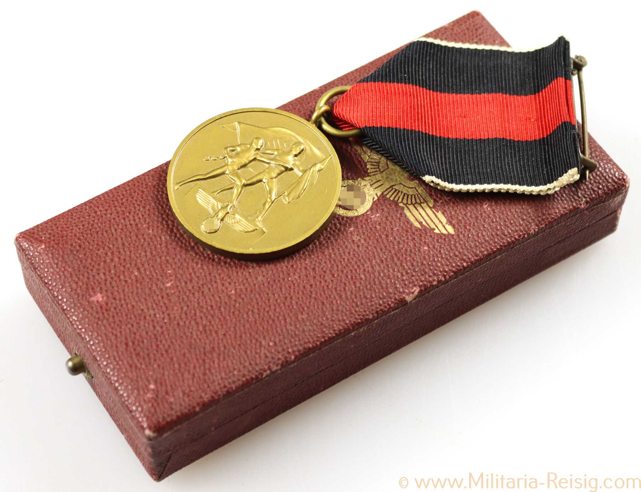 Anschlussmedaille Sudetenland 1.Oktober 1938 im Etui
