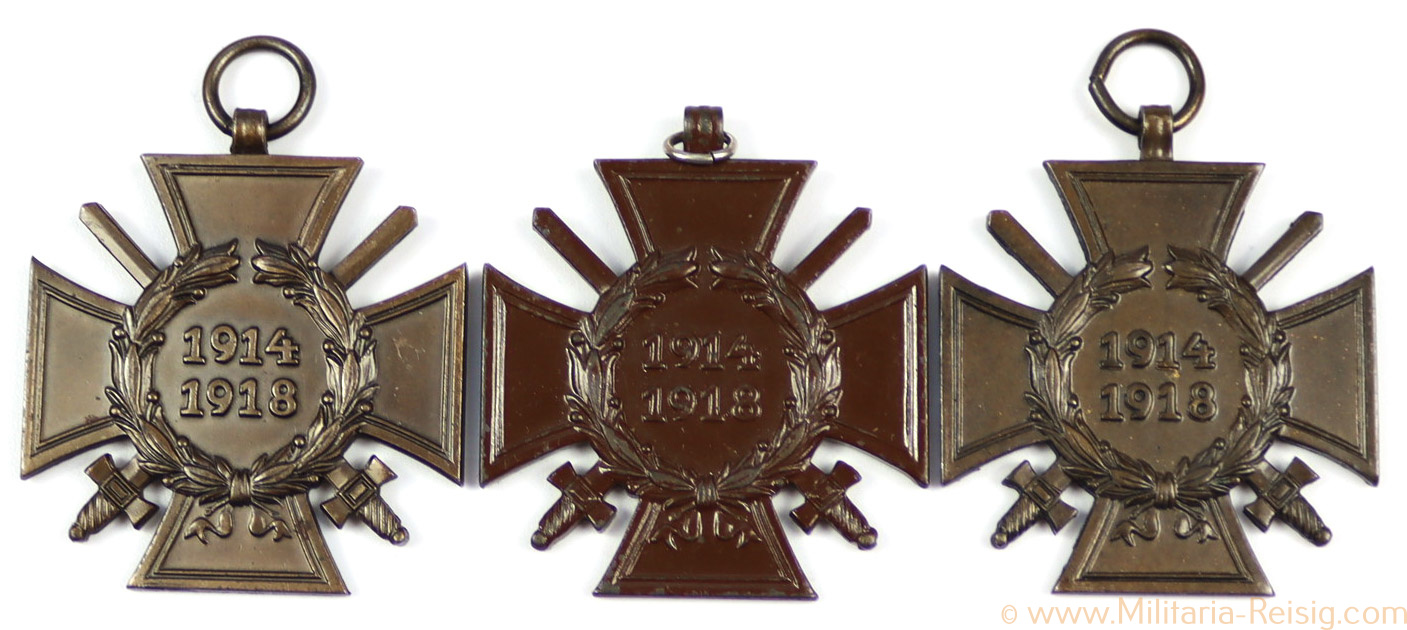 3x Frontkämpferkreuz