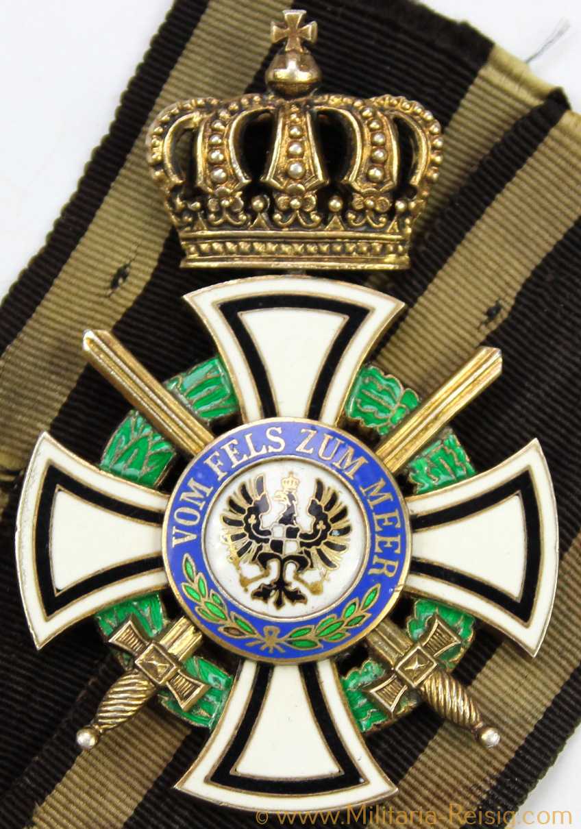 Königlicher Hausorden von Hohenzollern Kreuz der Ritter mit Schwertern, Preußen