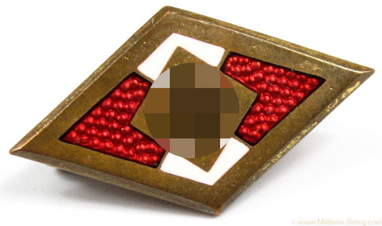 HJ Ehrenzeichen in Gold, Herst. RZM 15