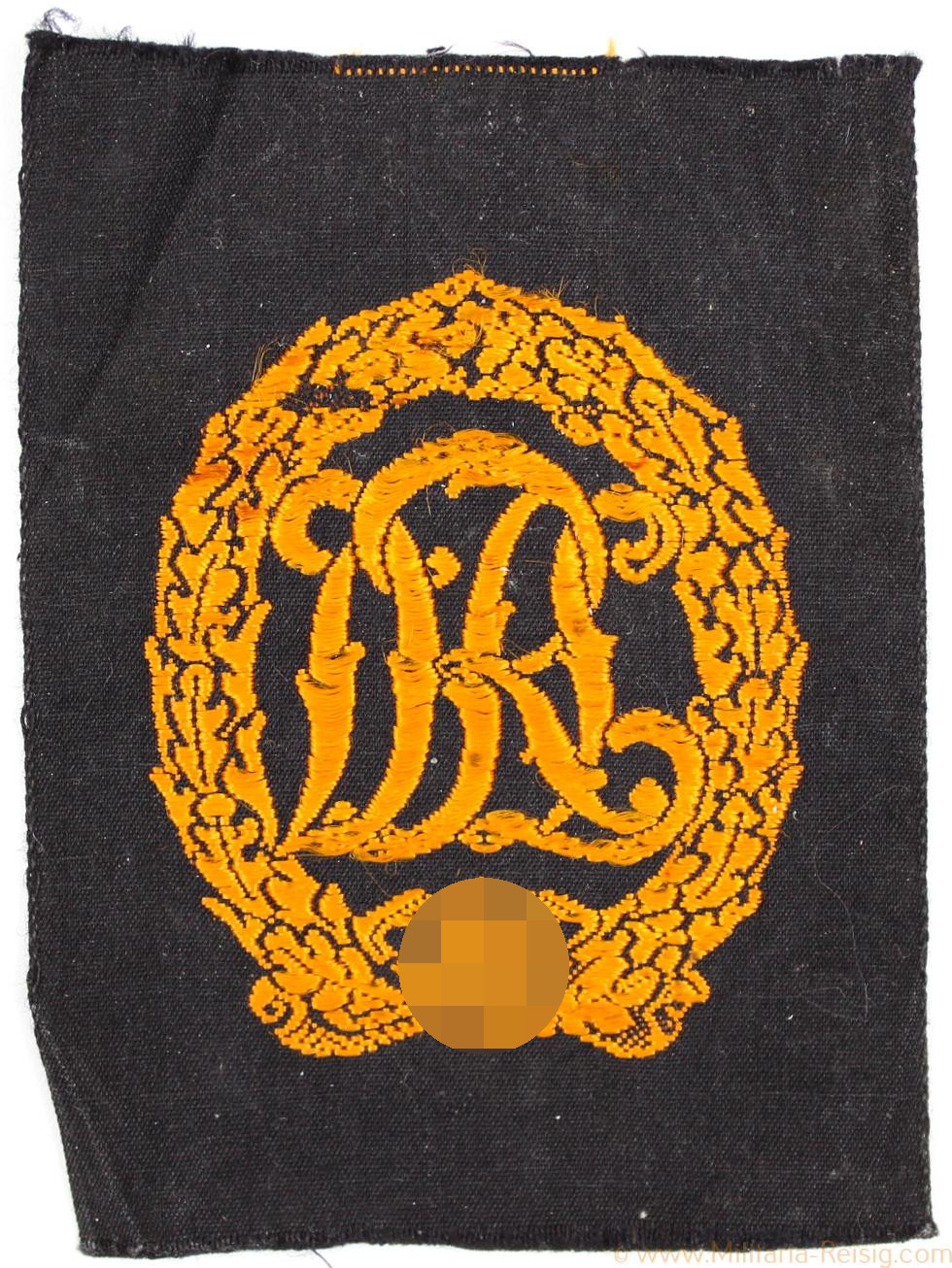 Reichssportabzeichen in Bronze, Stoffausführung