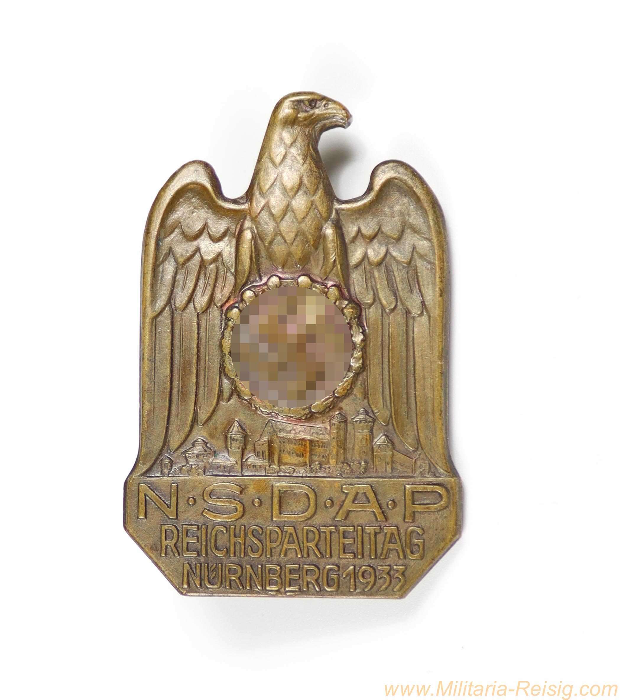 NSDAP Abzeichen Reichsparteitag Nürnberg 1933