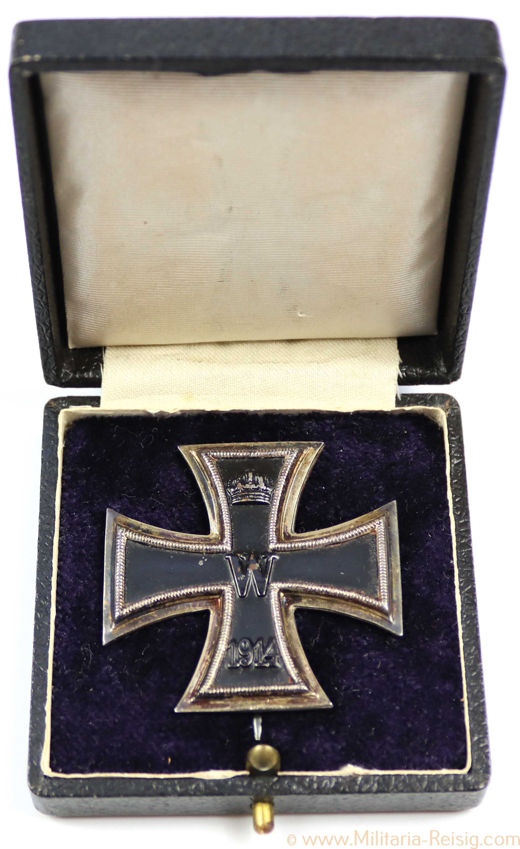 Eisernes Kreuz 1. Klasse 1914 im Etui, Herst. KO